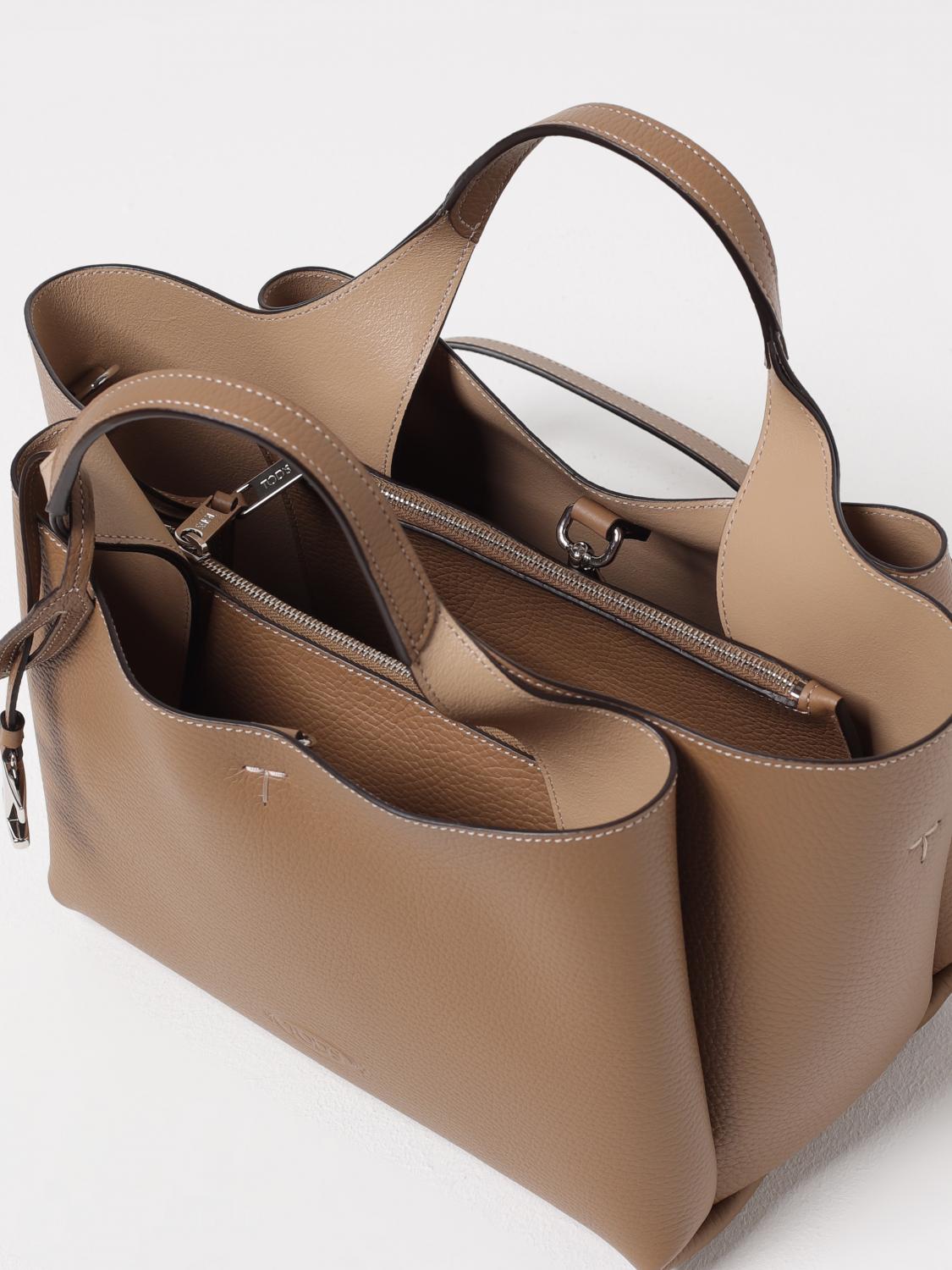 TOD'S BORSA A MANO: Borsa a mano donna Tod's, Beige - Img 4