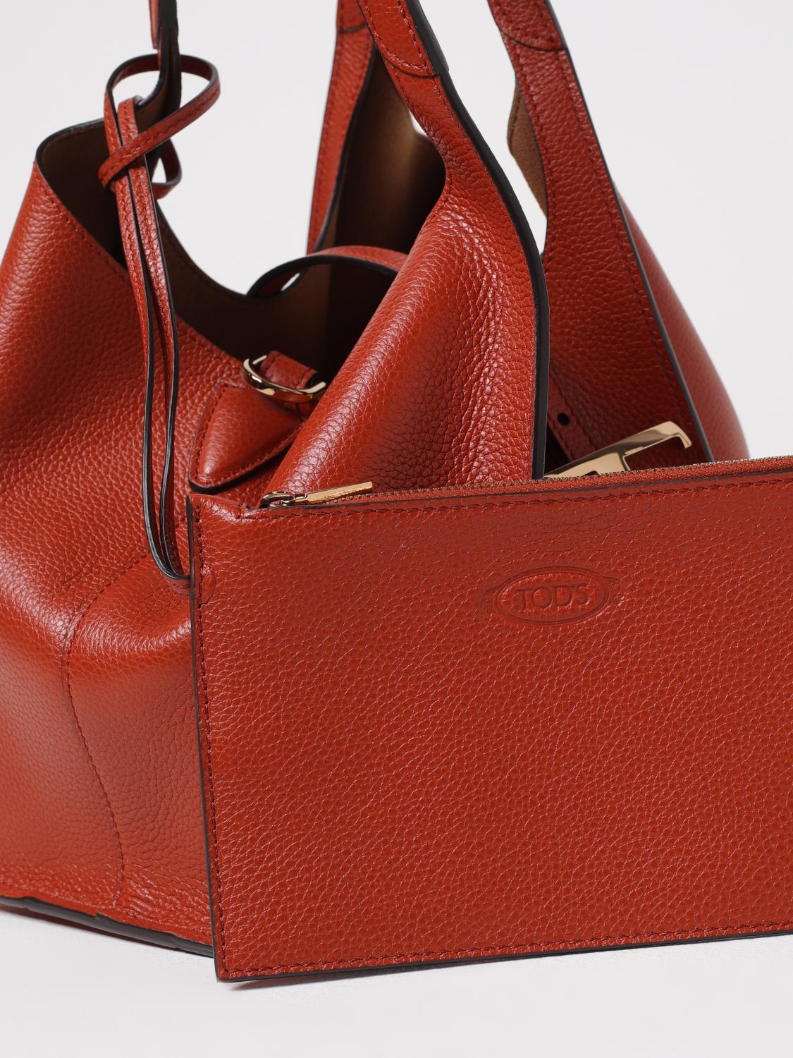 TOD'S BORSA A MANO: Borsa T Timeless Tod's in pelle a grana , Rosso - Img 3