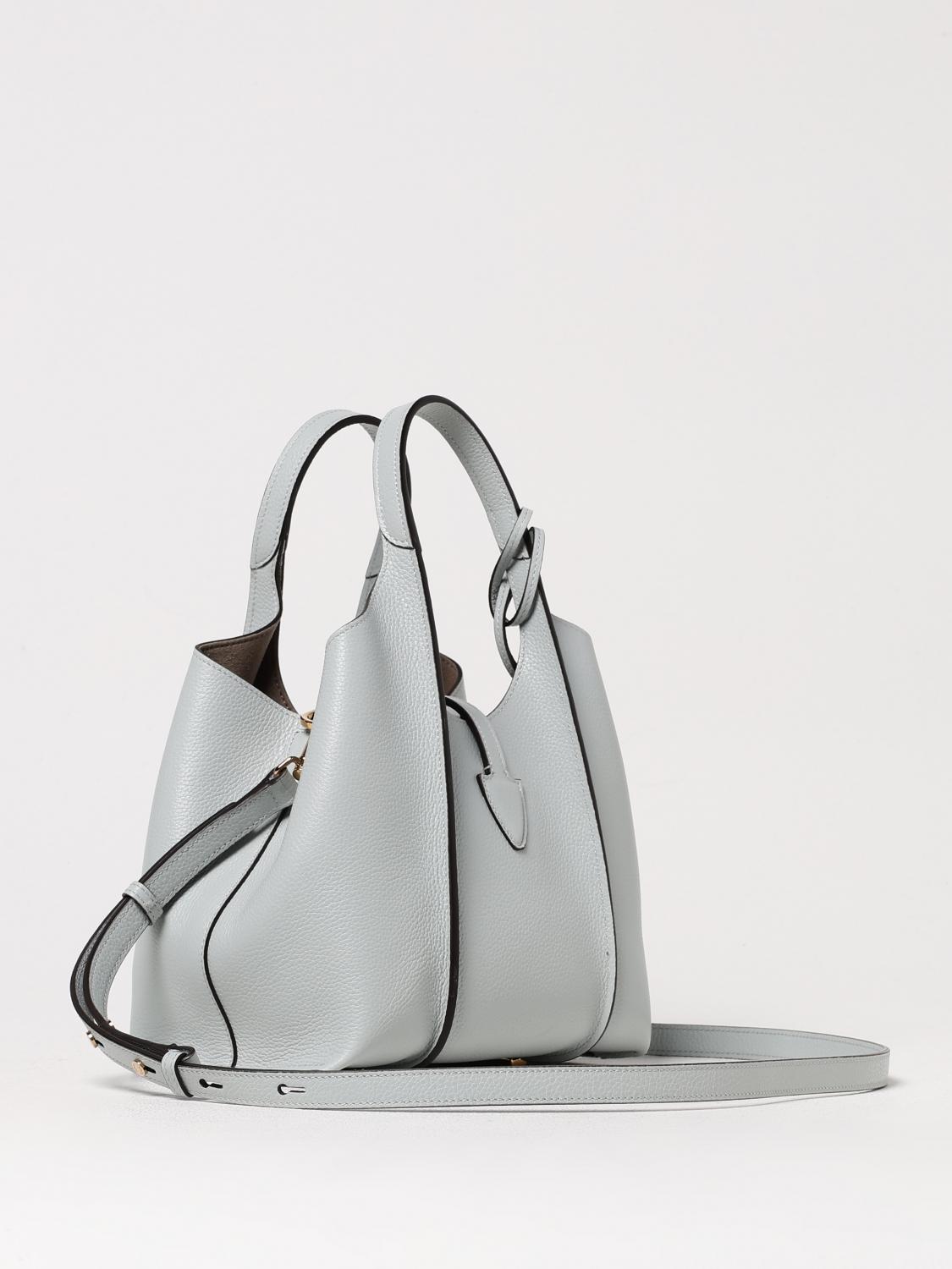 TOD'S BORSA A MANO: Borsa T Timeless Tod's in pelle a grana , Grigio - Img 3