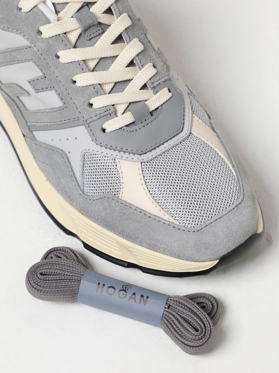 HOGAN SNEAKERS: Sneakers men Hogan, Grey - Img 4