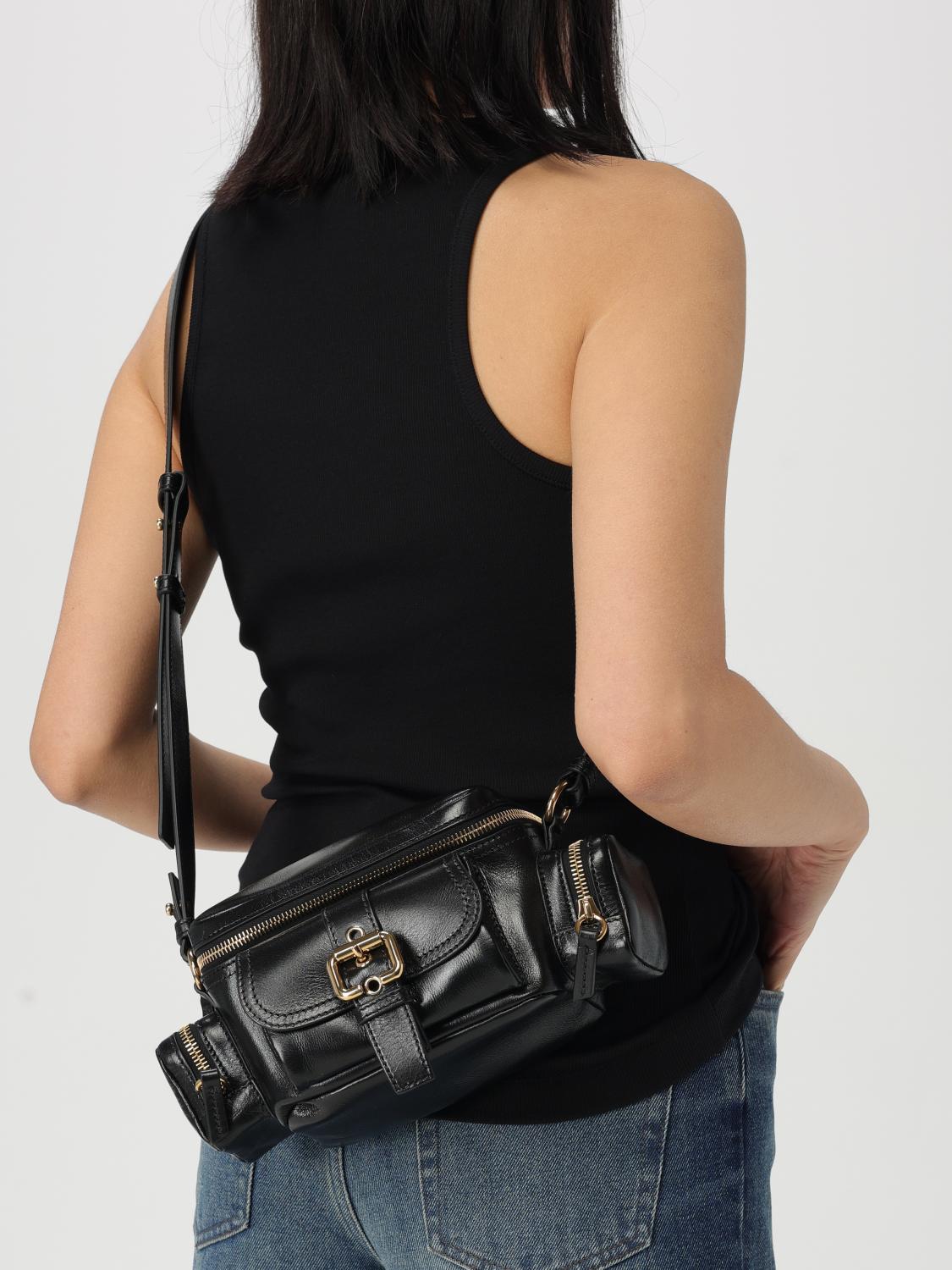 CHLOÉ HANDTASCHE: Umhängetasche damen ChloÉ, Schwarz - Img 2