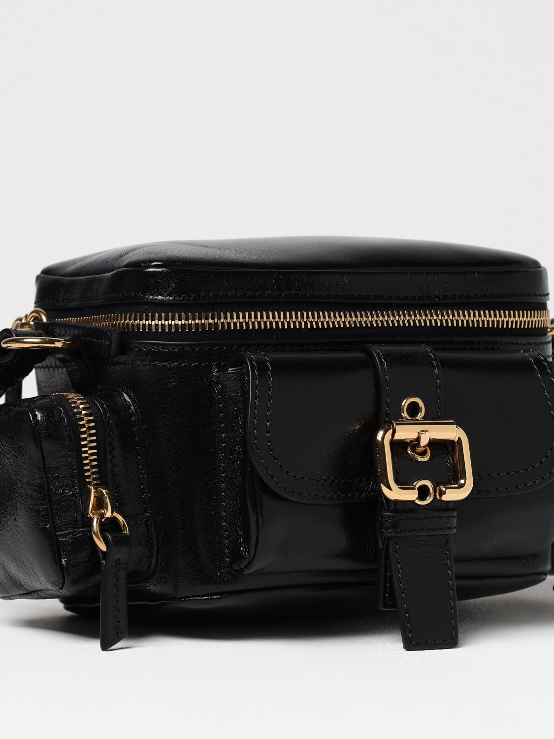 CHLOÉ HANDBAG: Chloé polished leather handbag, Black - Img 4