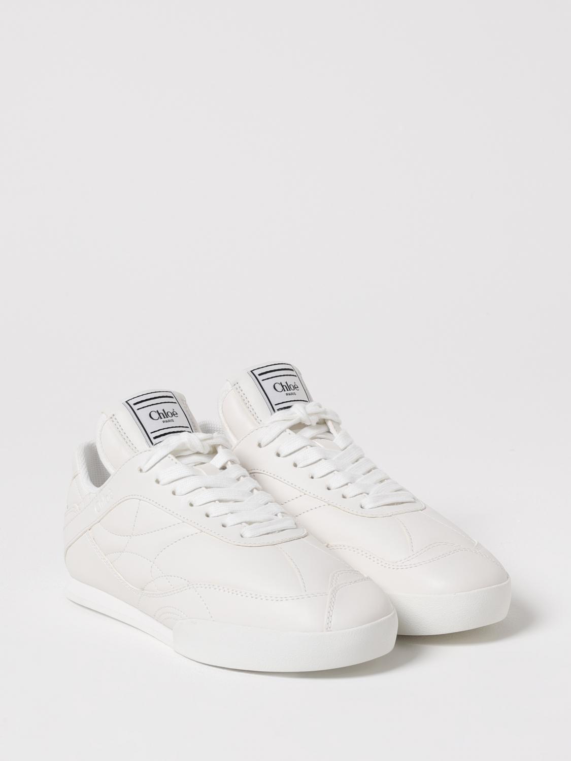 CHLOÉ SNEAKERS: Sneakers damen ChloÉ, Weiß - Img 2