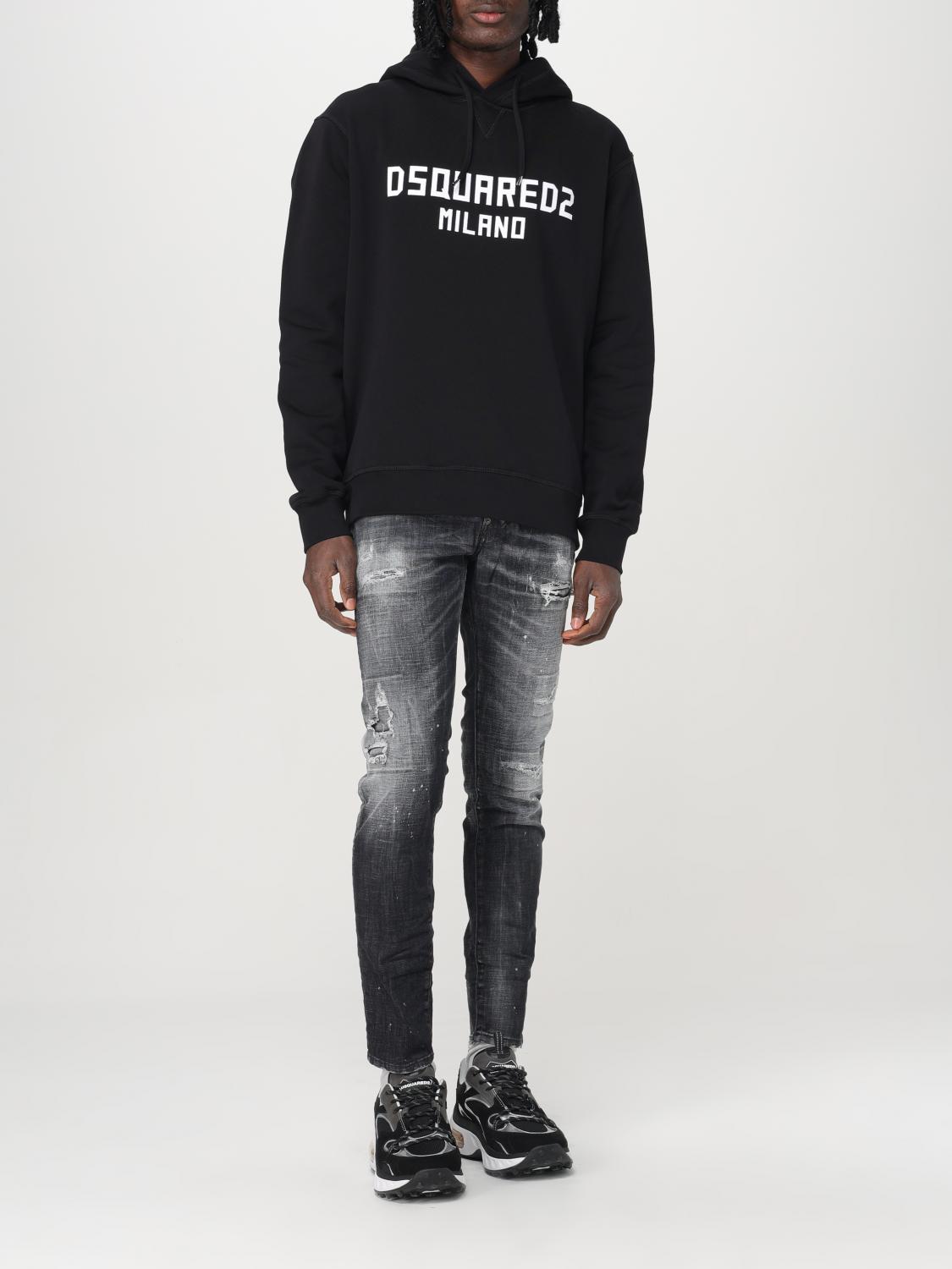 DSQUARED2 SWEATER: Sweater men Dsquared2, Black - Img 2