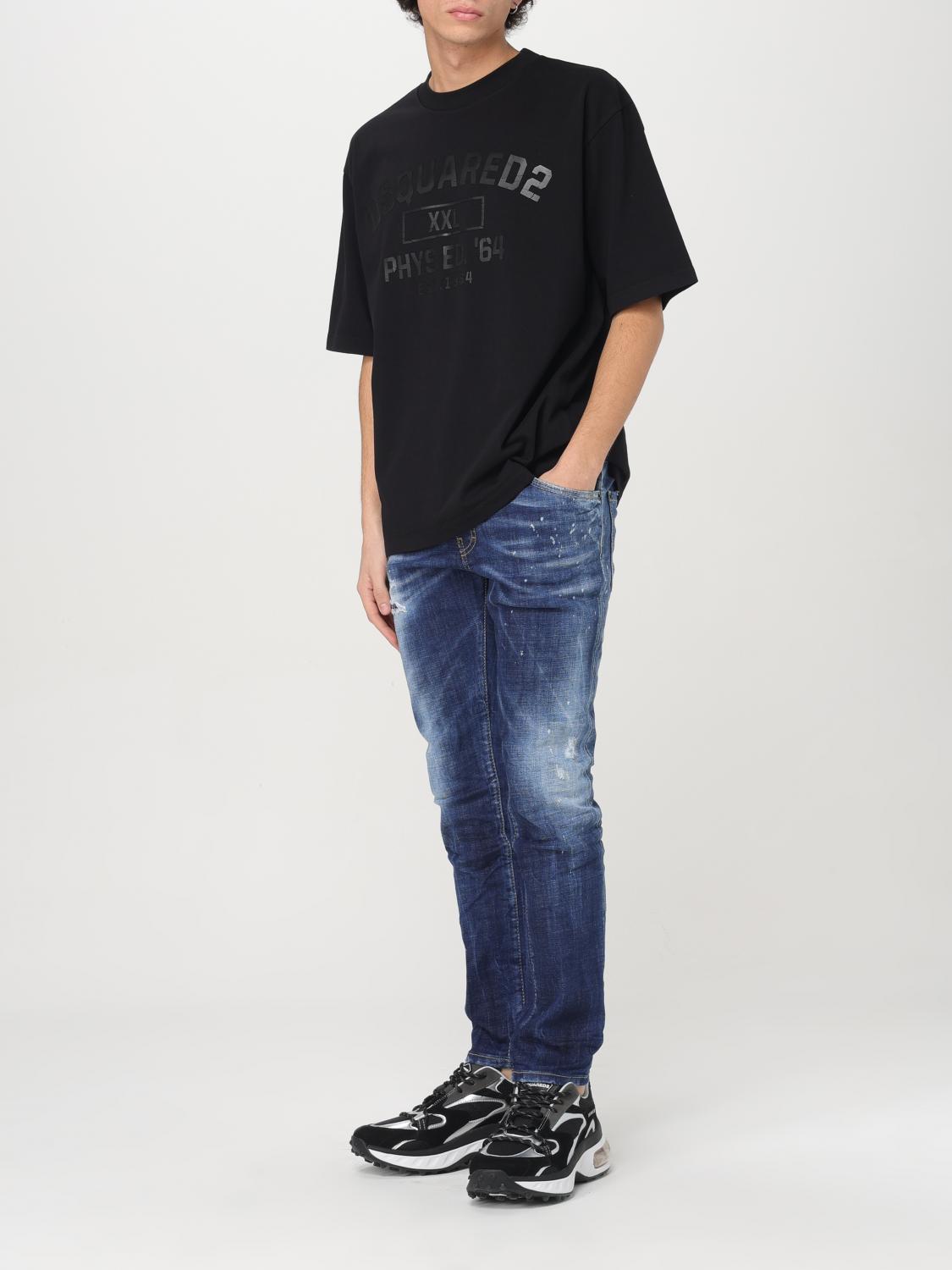 DSQUARED2 T-SHIRT: T-shirt men Dsquared2, Black - Img 2