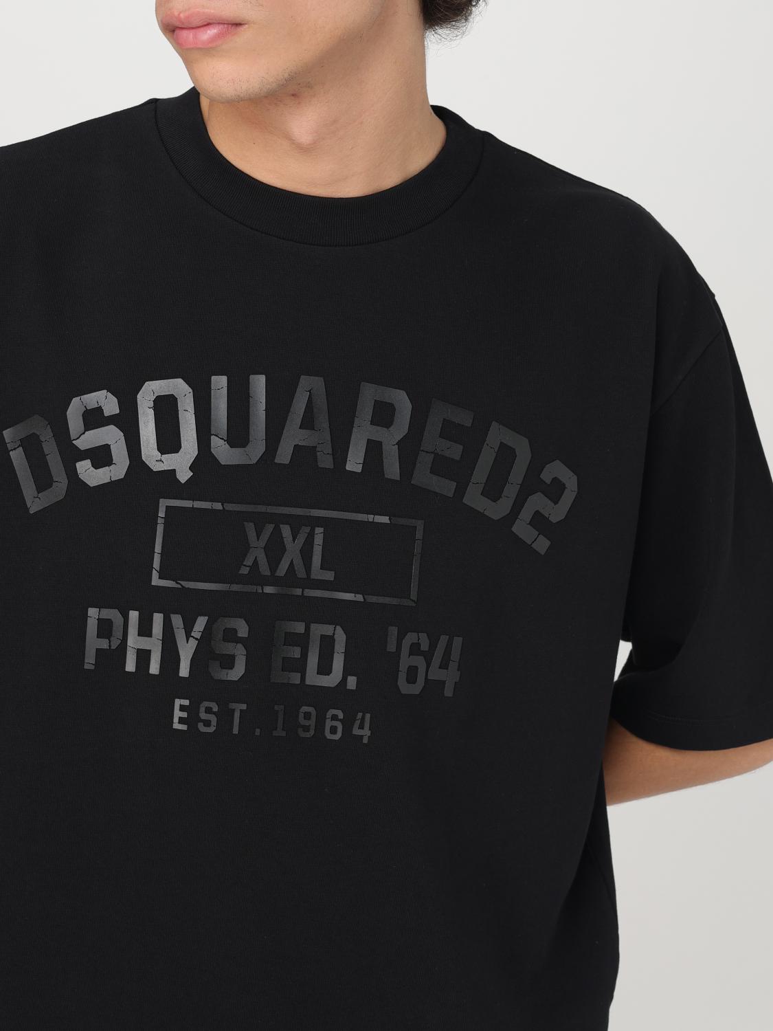 DSQUARED2 T-SHIRT: T-shirt men Dsquared2, Black - Img 4