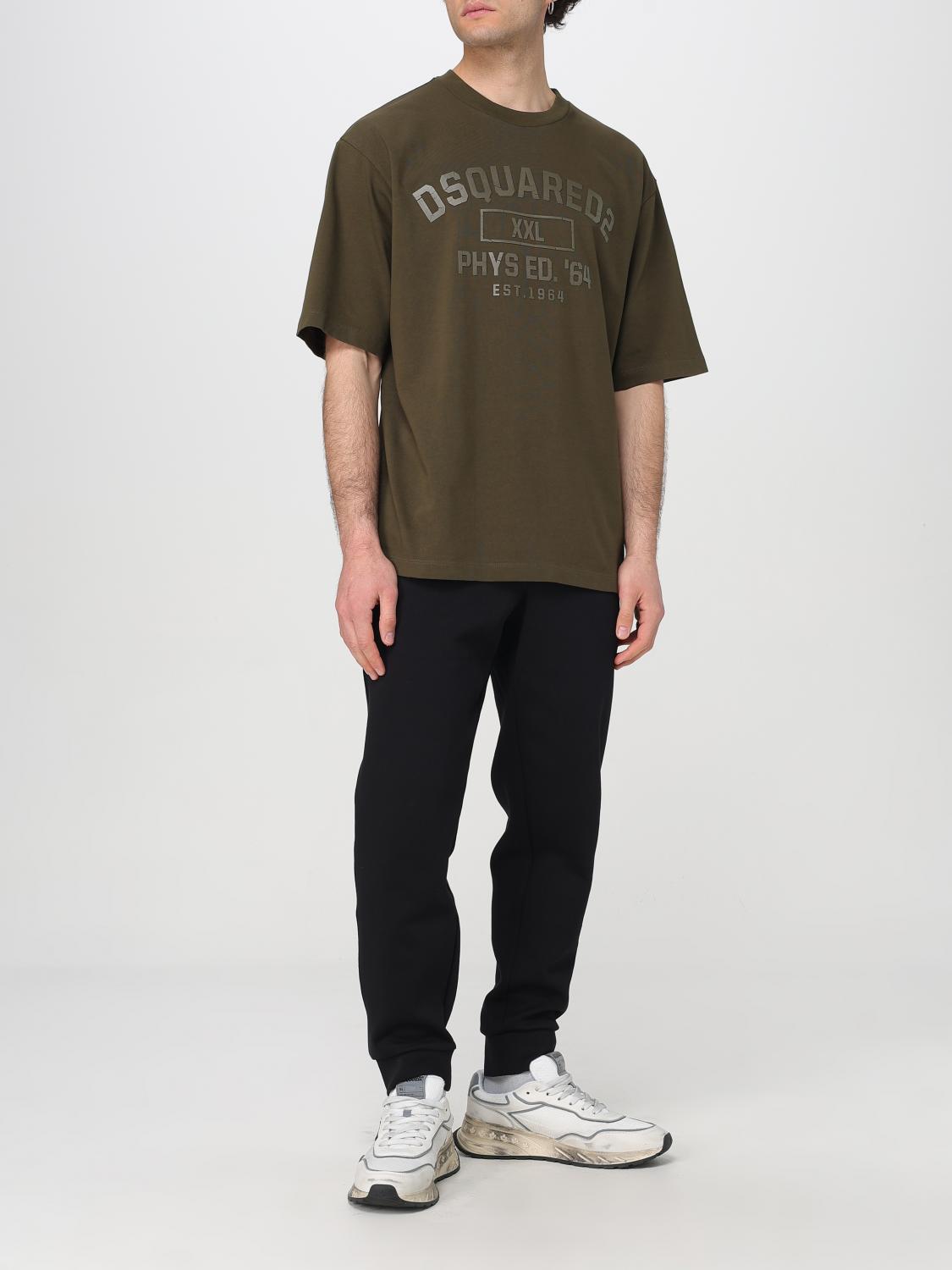 DSQUARED2 CAMISETA: Camiseta hombre Dsquared2, Marrón - Img 2