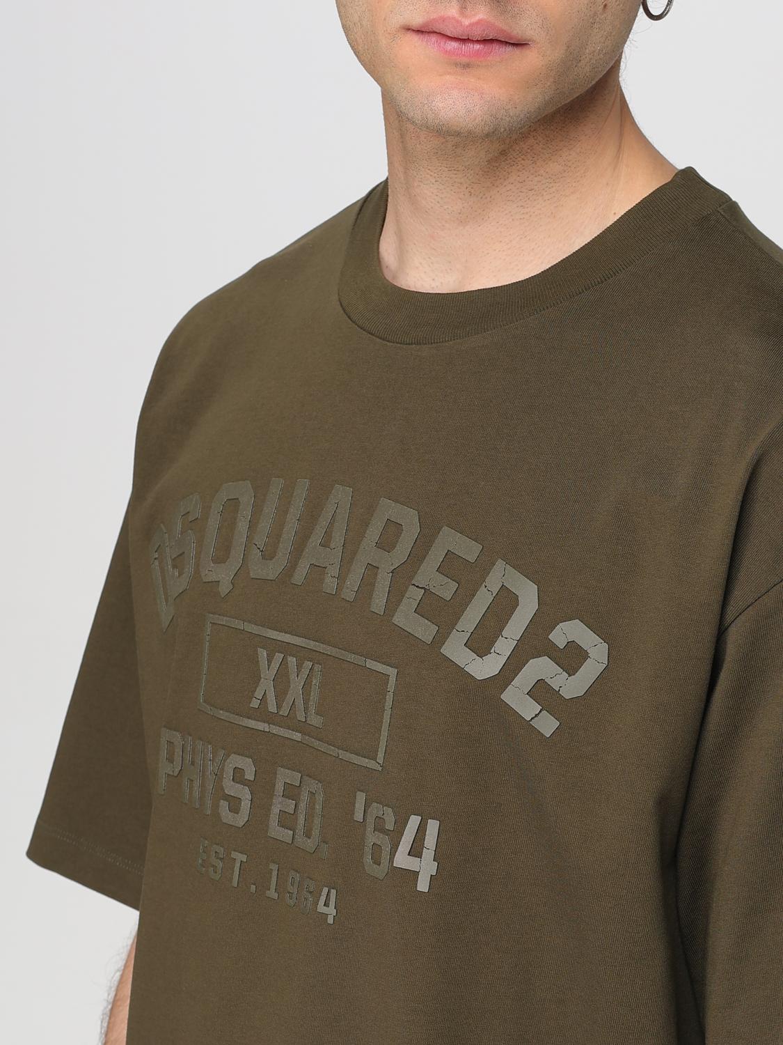 DSQUARED2 CAMISETA: Camiseta hombre Dsquared2, Marrón - Img 4