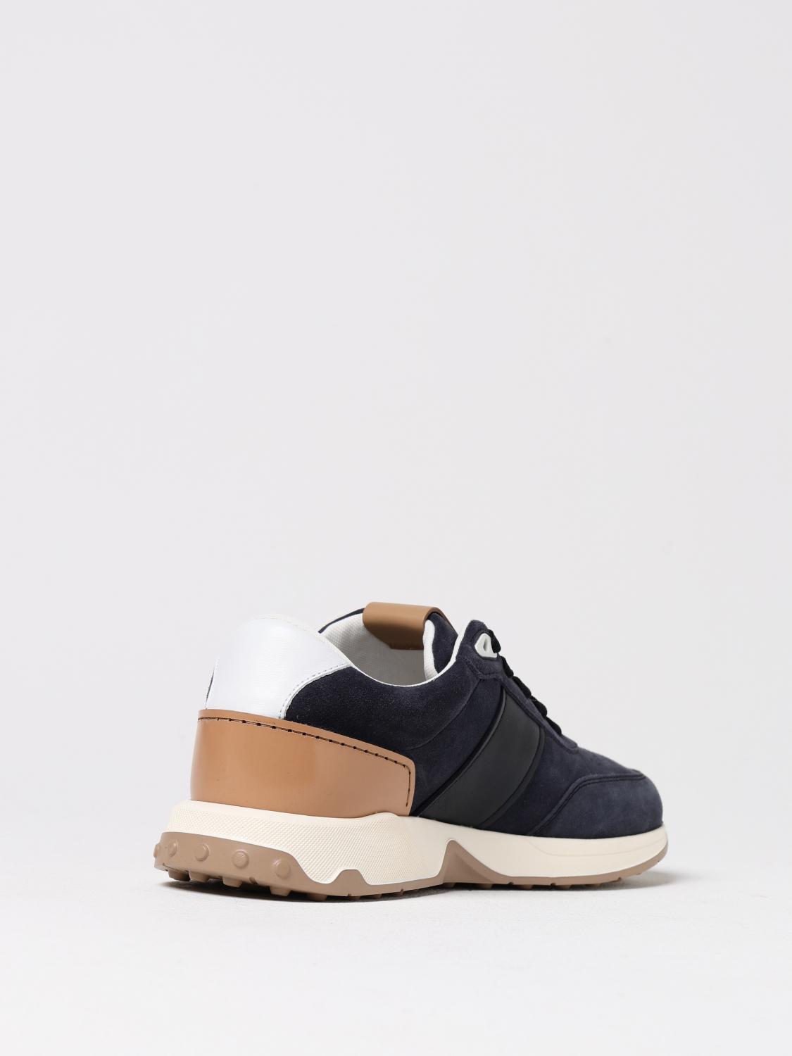 TOD'S SNEAKERS: Sneakers Tod's in camoscio , Blue - Img 3