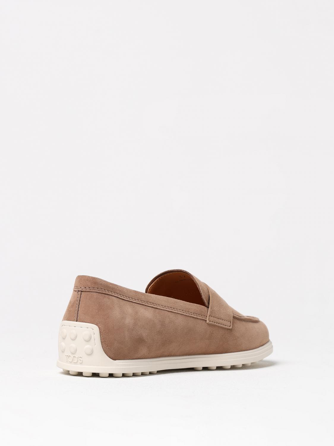 TOD'S MOCASSINI: Mocassino Tod's in camoscio , Beige - Img 3