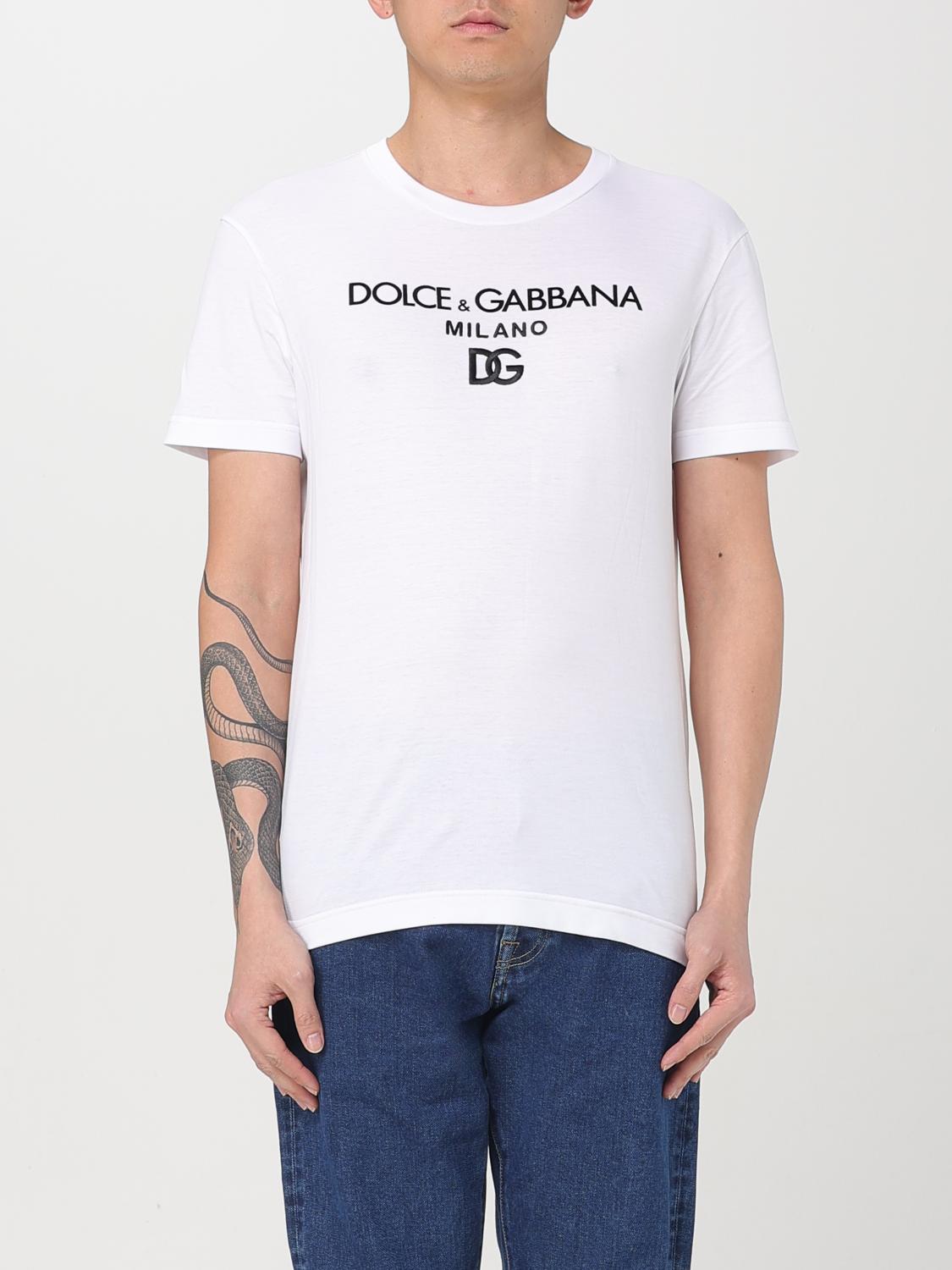 DOLCE & GABBANA T恤: T恤 男士 Dolce & Gabbana, 白色 - Img 1