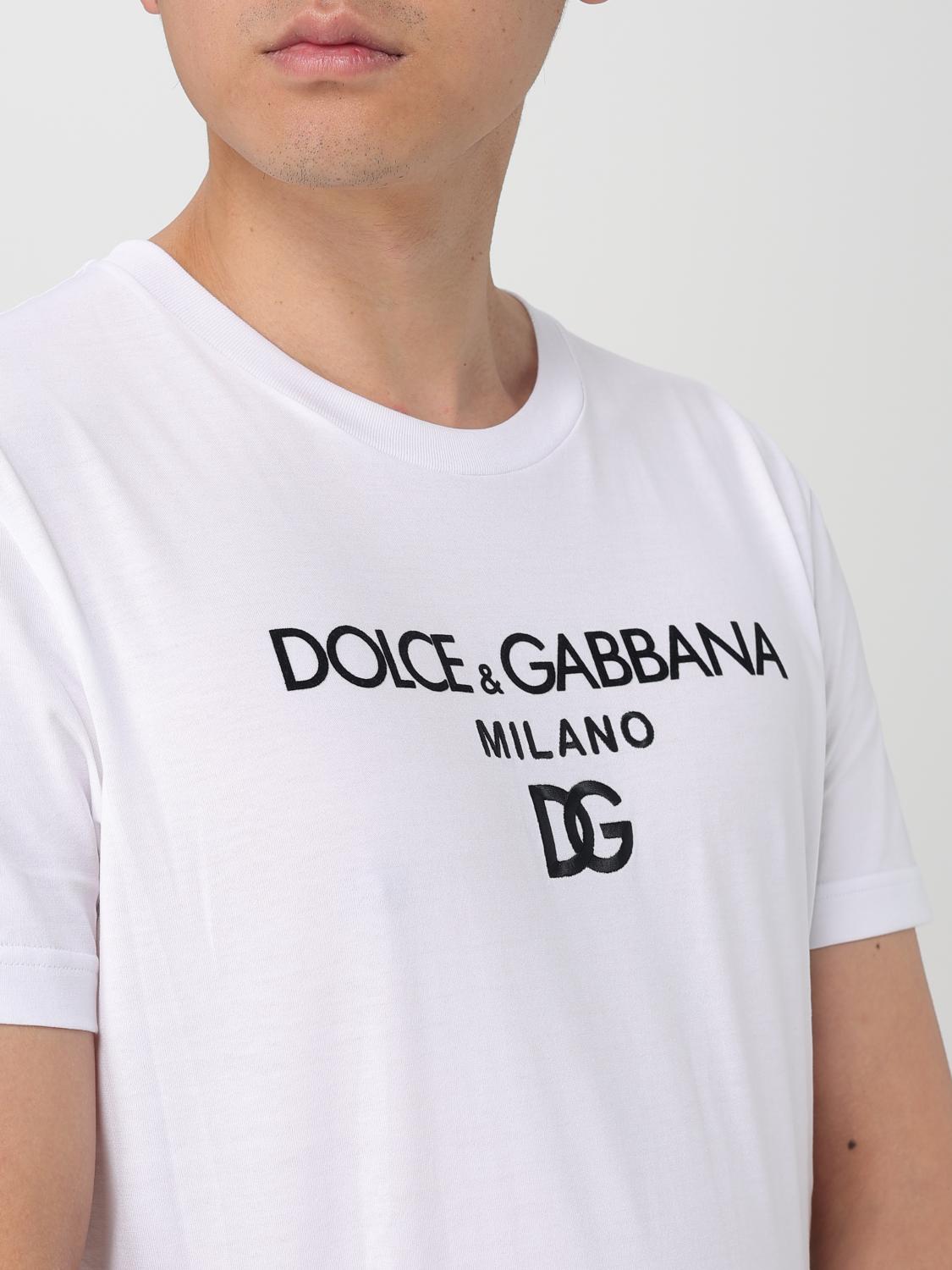 DOLCE & GABBANA T恤: T恤 男士 Dolce & Gabbana, 白色 - Img 4