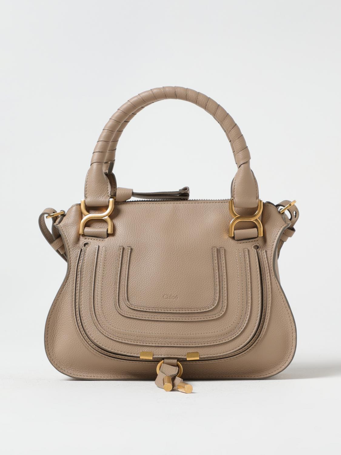 CHLOÉ SAC PORTÉ MAIN: Sac porté épaule femme ChloÉ, Marron - Img 1