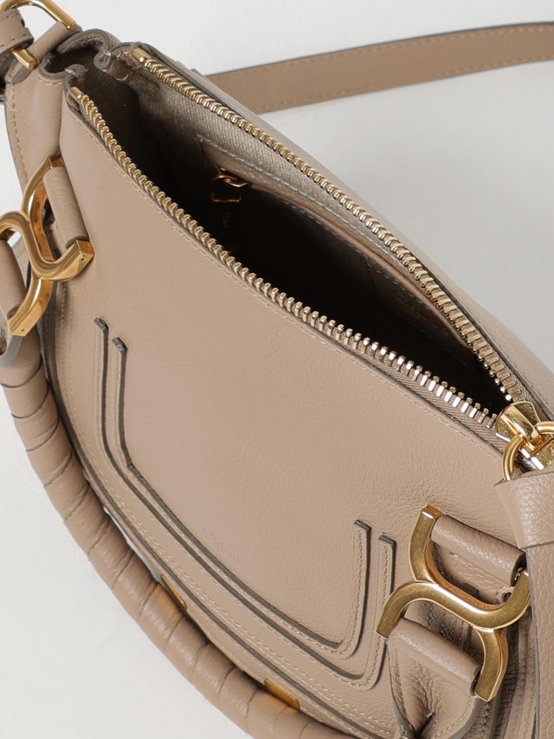 CHLOÉ HANDTASCHE: Schultertasche damen ChloÉ, Braun - Img 5