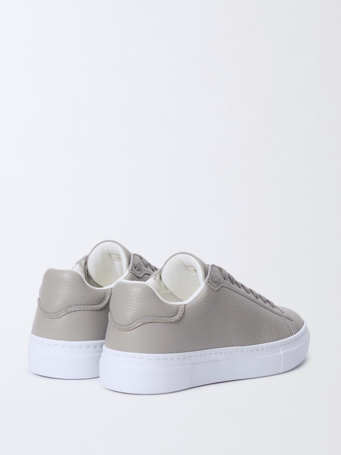 FABIANA FILIPPI SNEAKERS: Sneakers Fabiana Filippi in pelle a grana , Grigio - Img 3