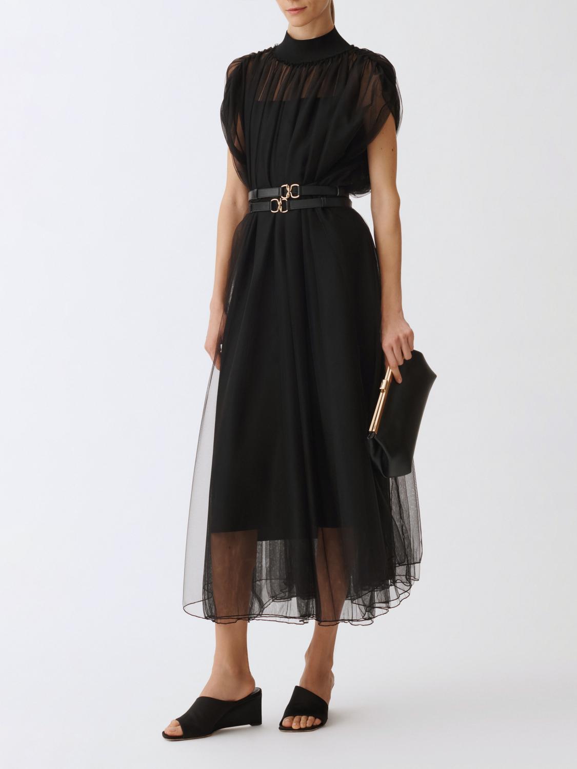 FABIANA FILIPPI DRESS: Dress woman Fabiana Filippi, Black - Img 2