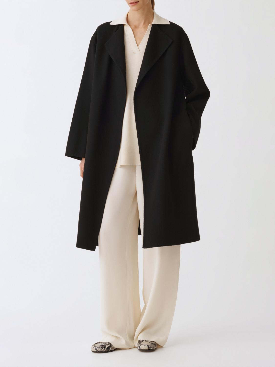 FABIANA FILIPPI COAT: Coat woman Fabiana Filippi, Black - Img 2