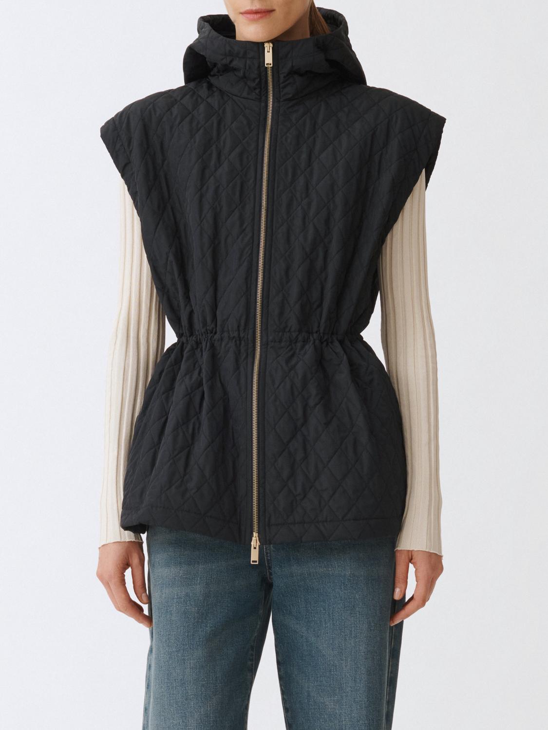 FABIANA FILIPPI JACKET: Waistcoat woman Fabiana Filippi, Blue - Img 1