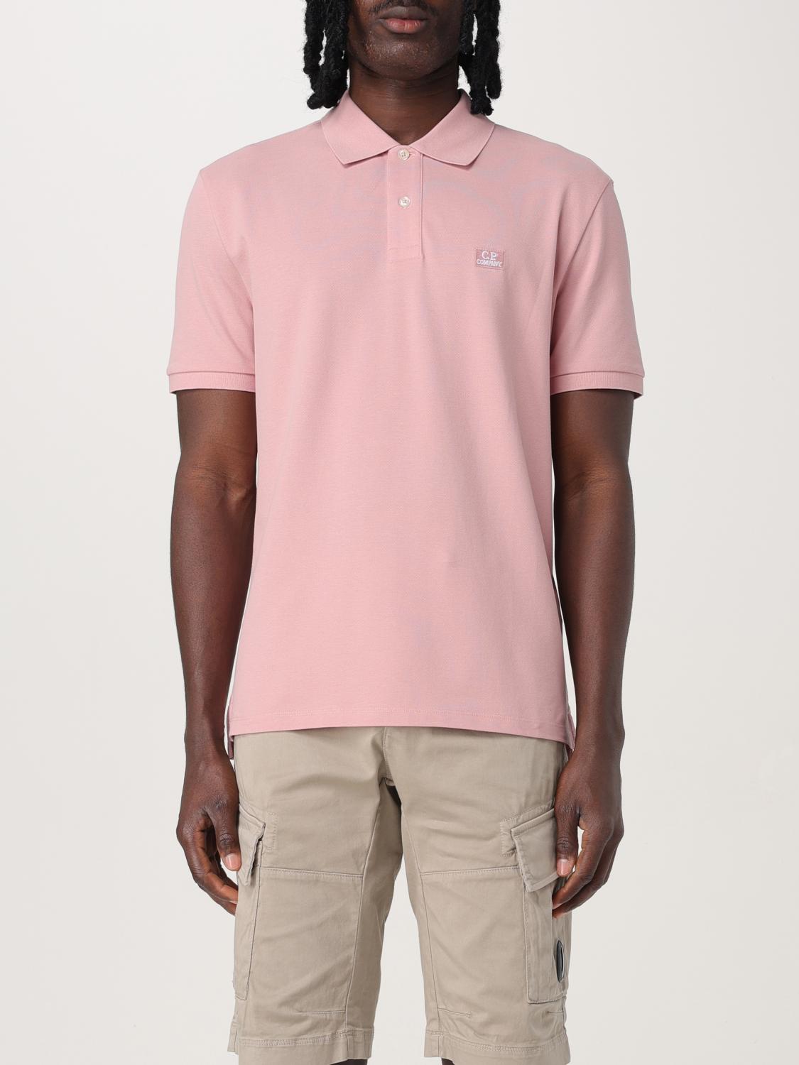 C.P. COMPANY POLO SHIRT: Polo shirt men C.P. Company, Pink - Img 1