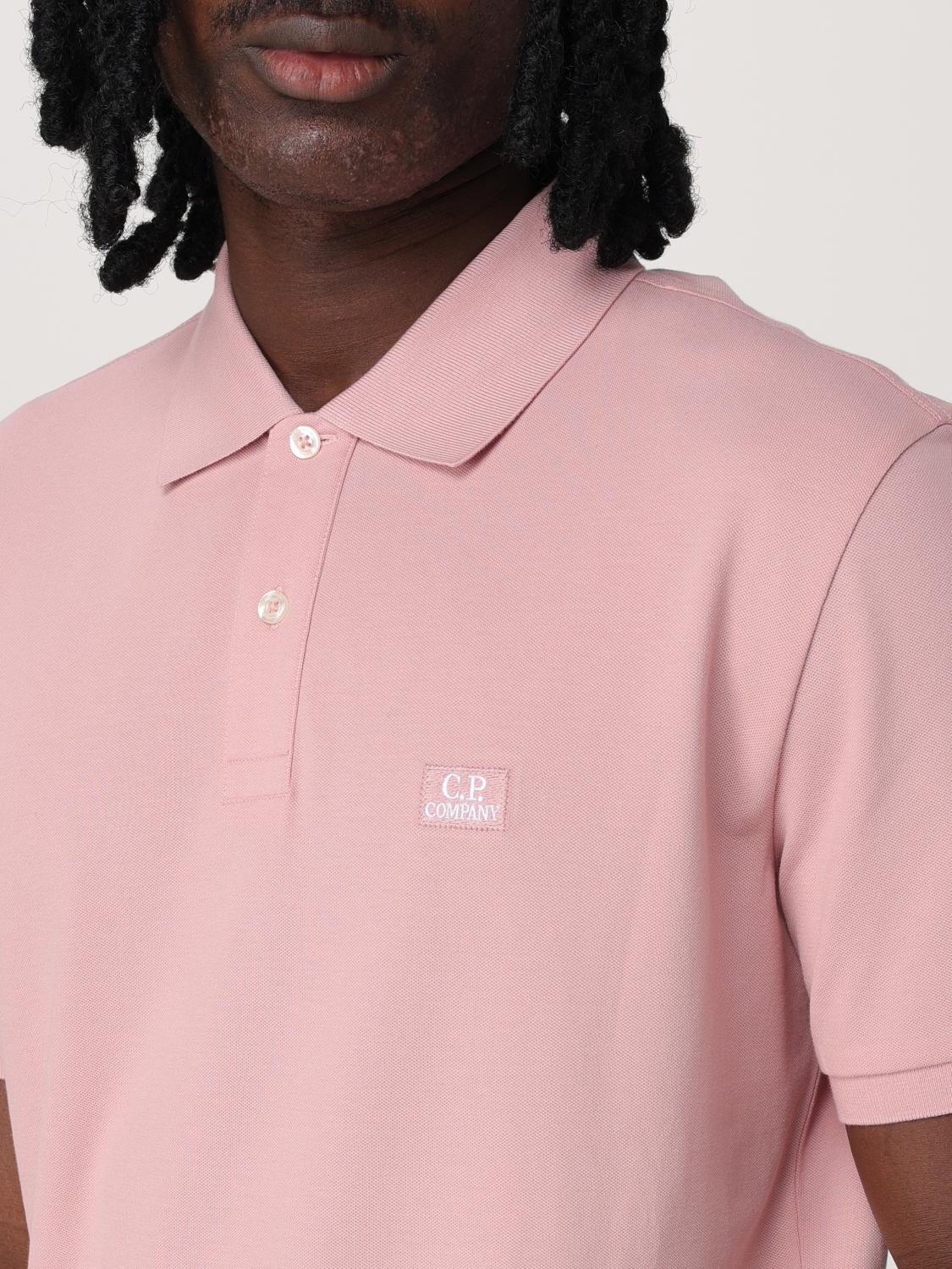 C.P. COMPANY POLO SHIRT: Polo shirt men C.P. Company, Pink - Img 3