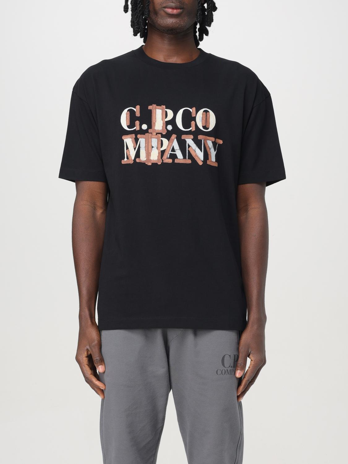 C.P. COMPANY T-SHIRT: T-shirt men C.P. Company, Black - Img 1