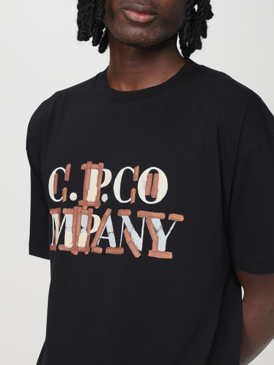 C.P. COMPANY T-SHIRT: T-shirt men C.P. Company, Black - Img 4