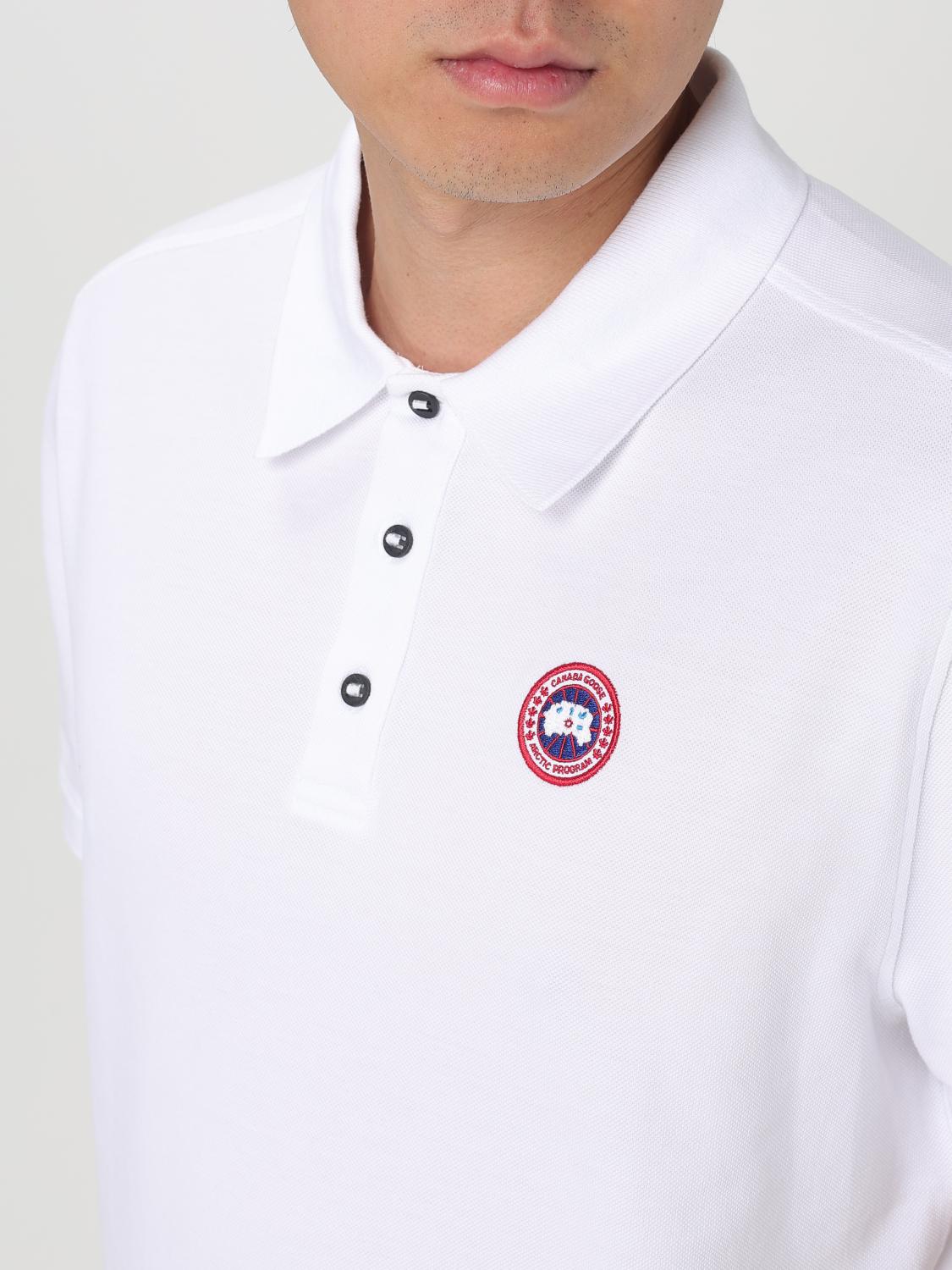 CANADA GOOSE POLO SHIRT: Polo shirt men Canada Goose, White - Img 3