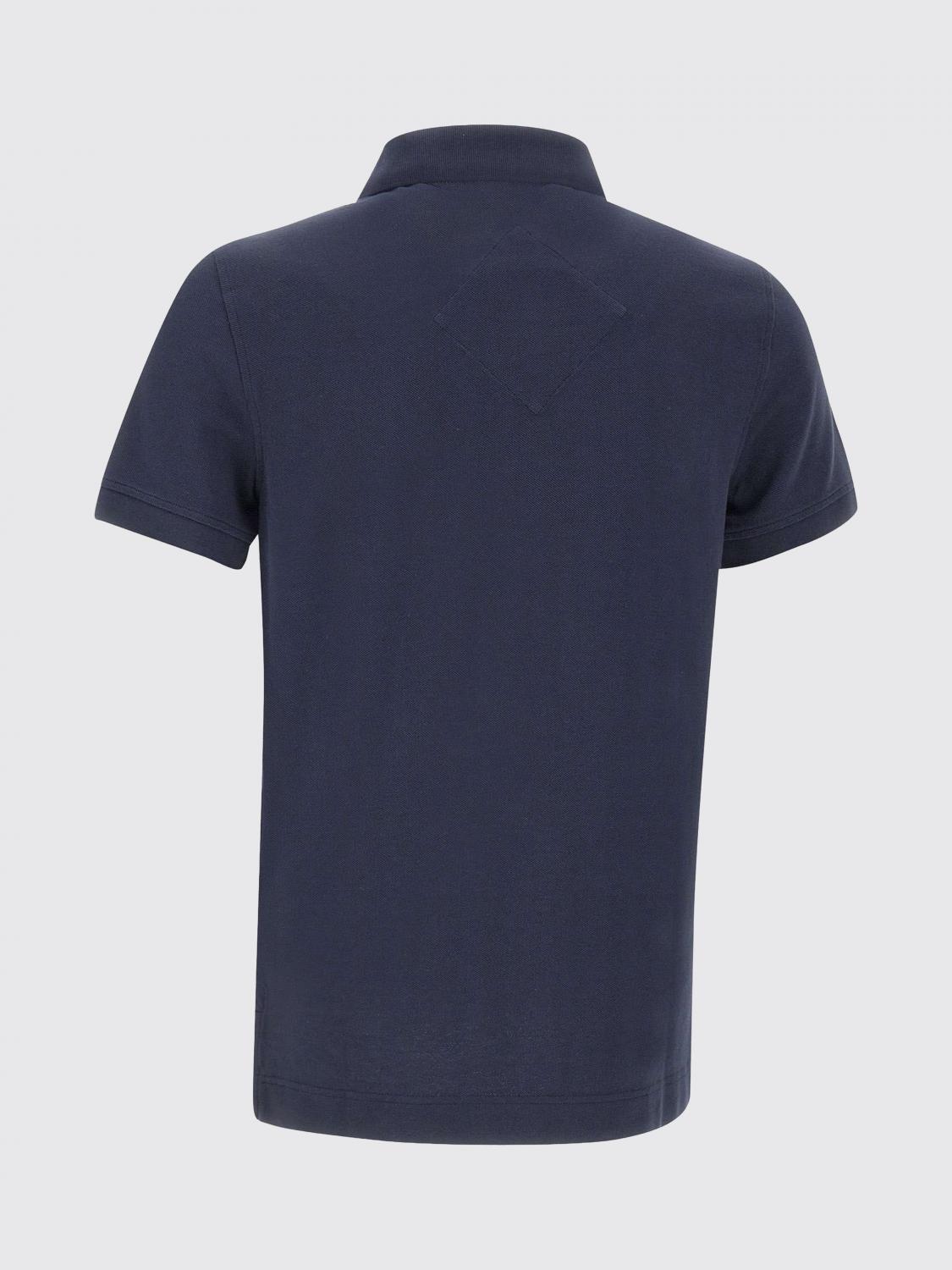 CANADA GOOSE POLO: Polo in cotone con logo Canada Goose, Blue - Img 3