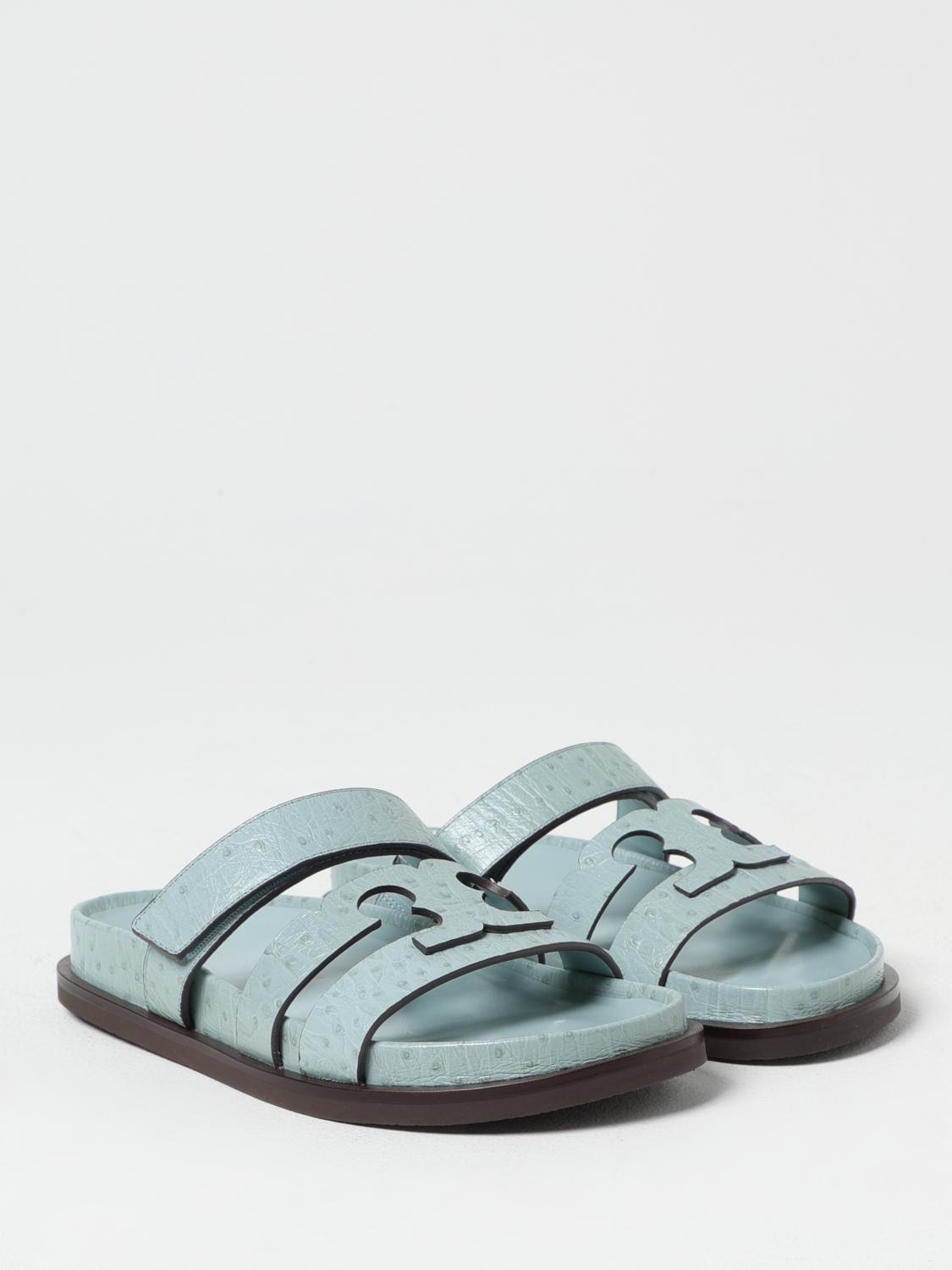 TORY BURCH FLAT SANDALS: Shoes woman Tory Burch, Blue - Img 2