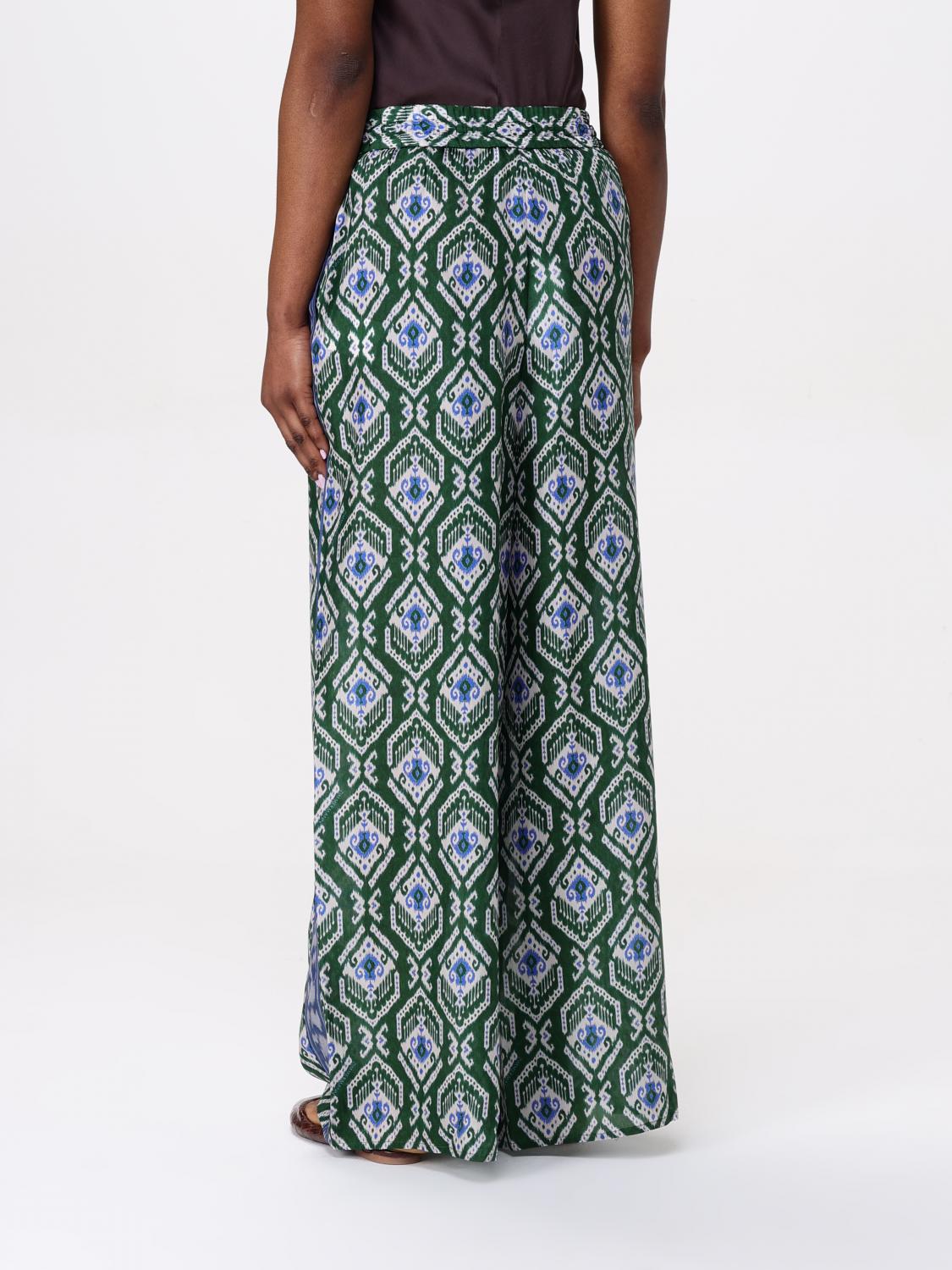 ZIMMERMANN PANTALONI: Pantalone Zimmermann in seta stampata , Blue - Img 2