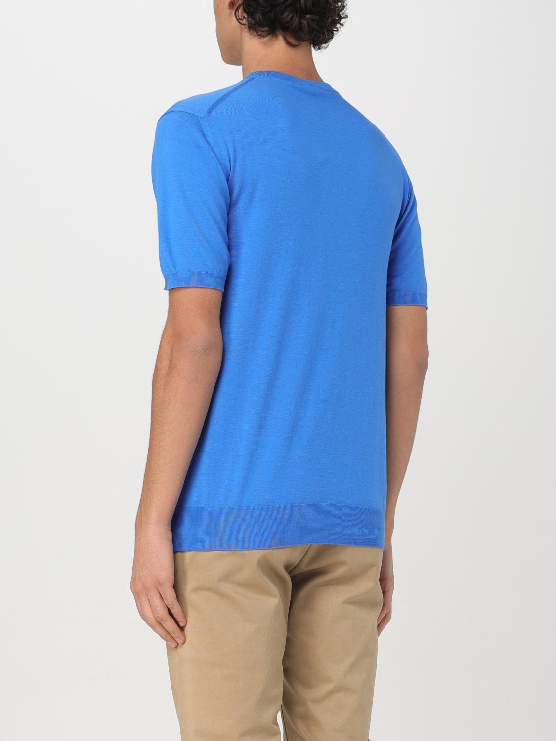 KITON T-SHIRT: T-shirt men Kiton, Blue - Img 2