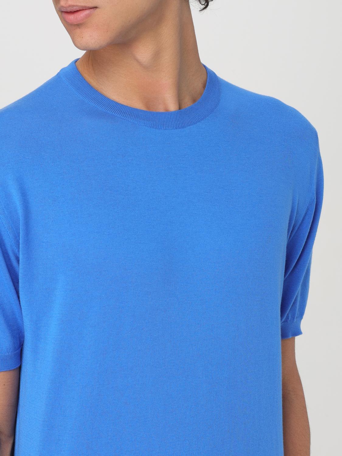 KITON T-SHIRT: T-shirt men Kiton, Blue - Img 4