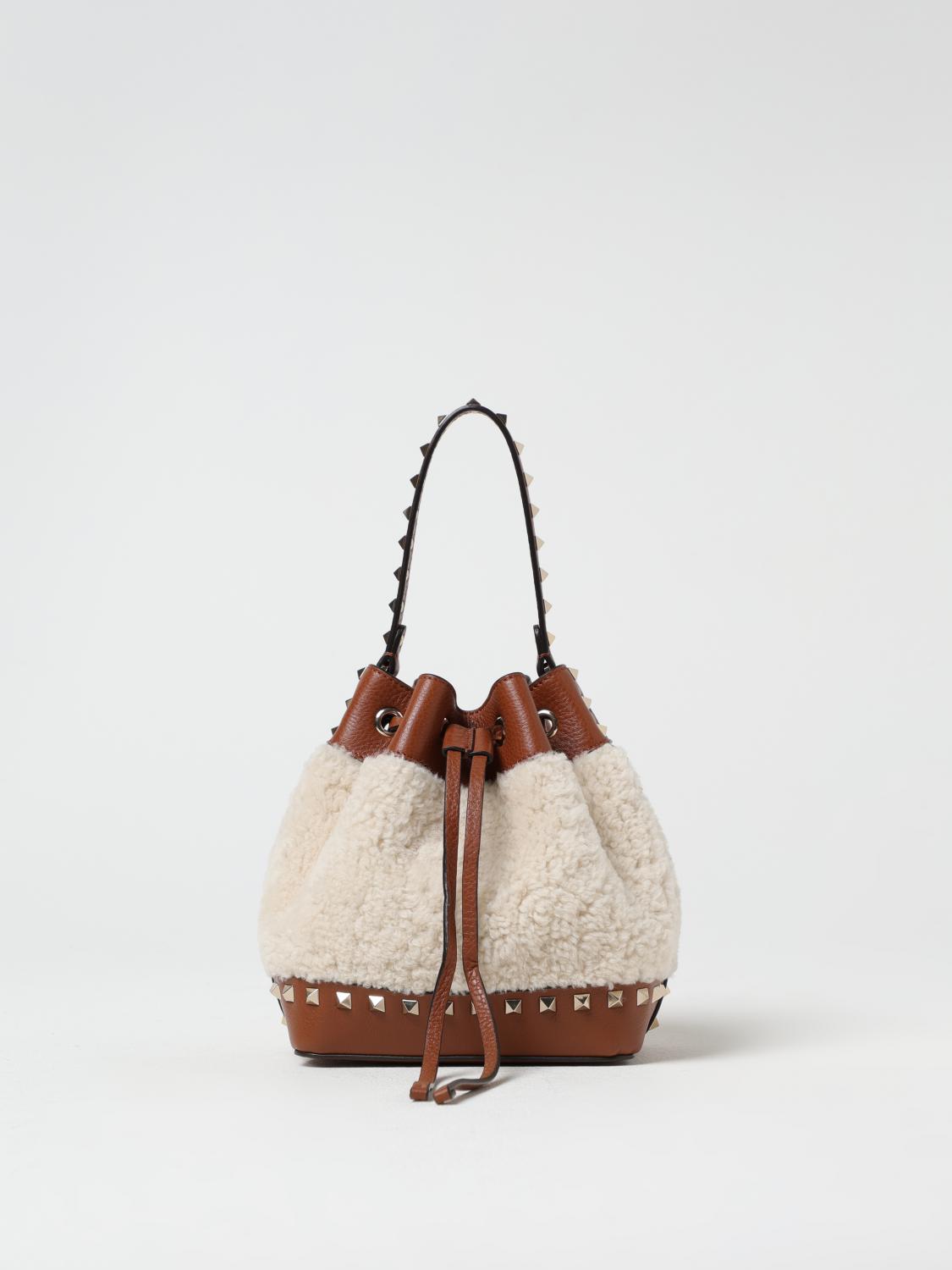 VALENTINO GARAVANI MINI SAC À MAIN: Sac porté main femme Valentino Garavani, Beige - Img 1