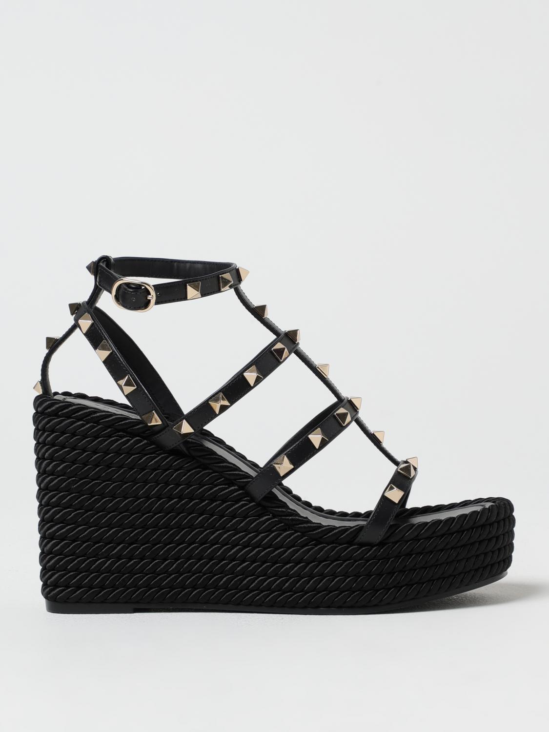 VALENTINO GARAVANI WEDGE SHOES: Shoes woman Valentino Garavani, Black - Img 1