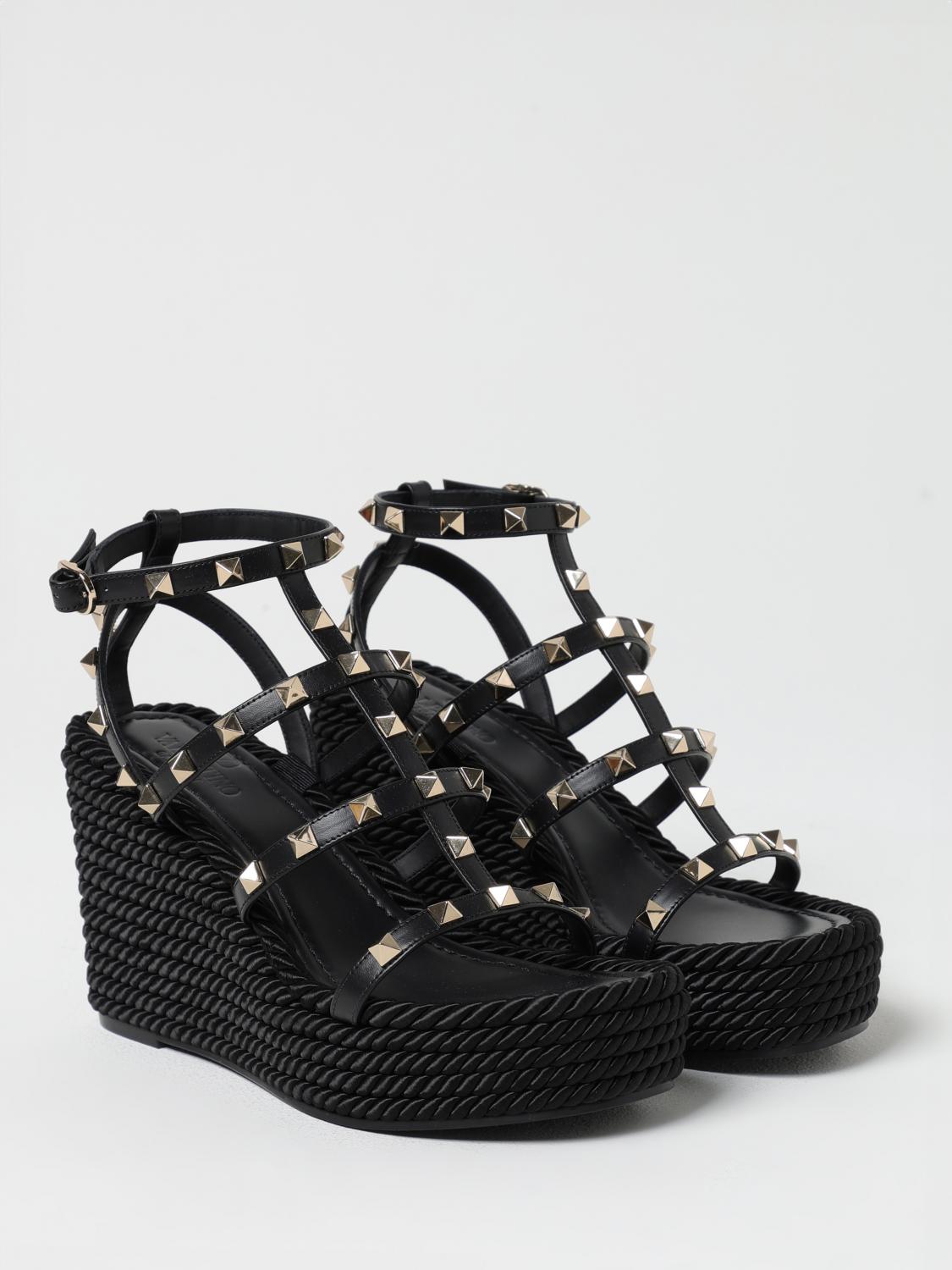 VALENTINO GARAVANI WEDGE SHOES: Shoes woman Valentino Garavani, Black - Img 2