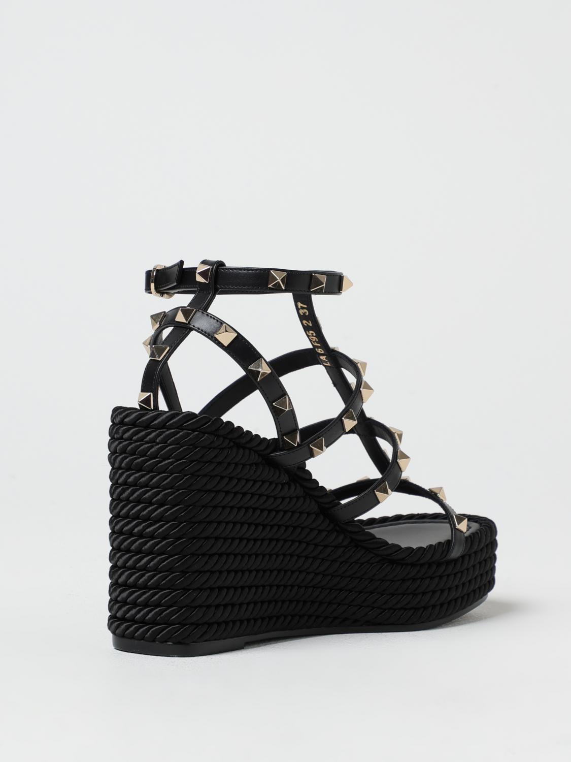 VALENTINO GARAVANI WEDGE SHOES: Shoes woman Valentino Garavani, Black - Img 3