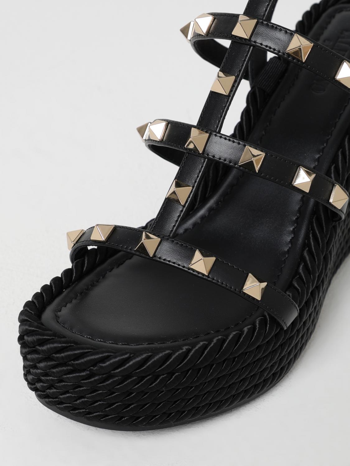 VALENTINO GARAVANI WEDGE SHOES: Shoes woman Valentino Garavani, Black - Img 4