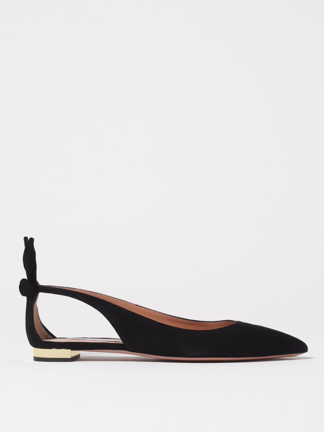 AQUAZZURA MANOLETINAS: Manoletinas mujer Aquazzura, Negro - Img 1