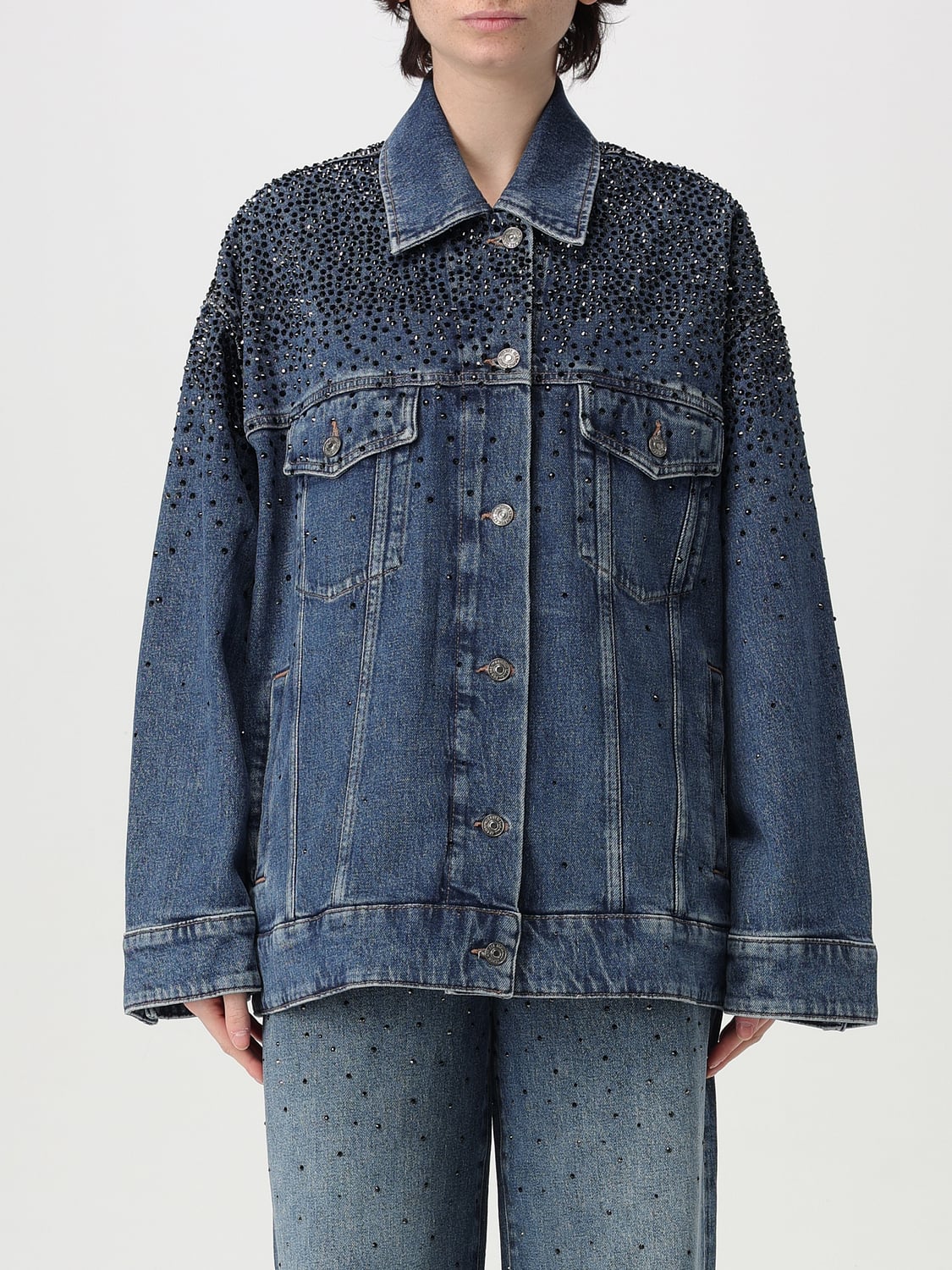 7 FOR ALL MANKIND CHAQUETA: Vaquero mujer 7 For All Mankind, Azul Oscuro - Img 1