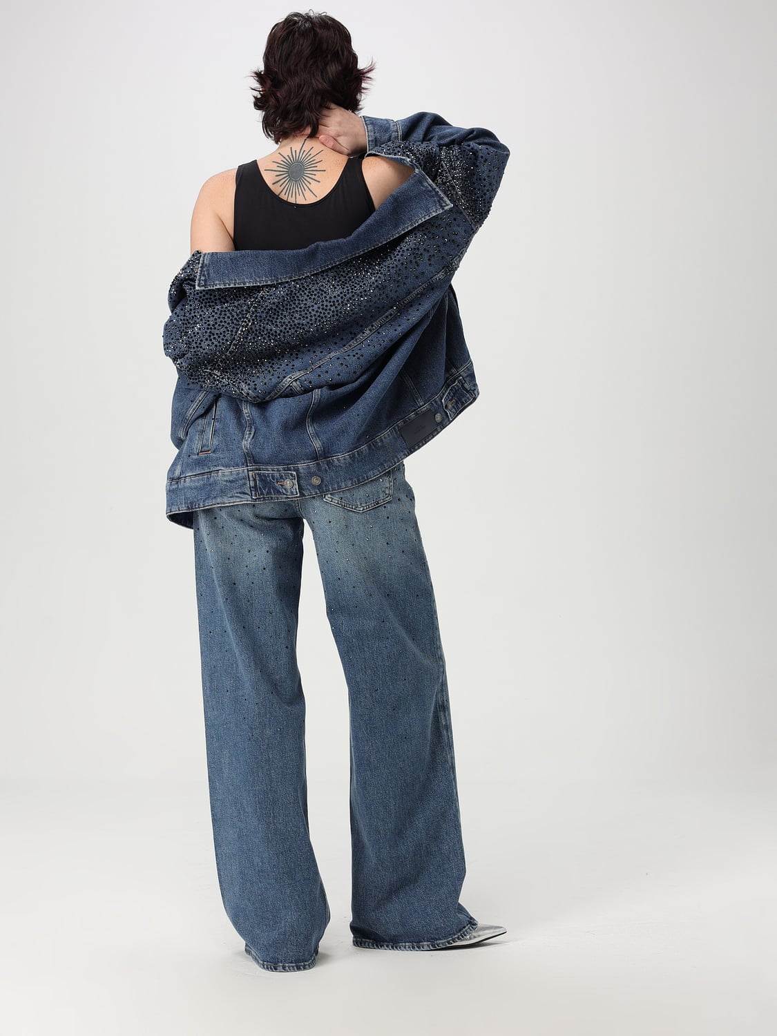 7 FOR ALL MANKIND CHAQUETA: Vaquero mujer 7 For All Mankind, Azul Oscuro - Img 2