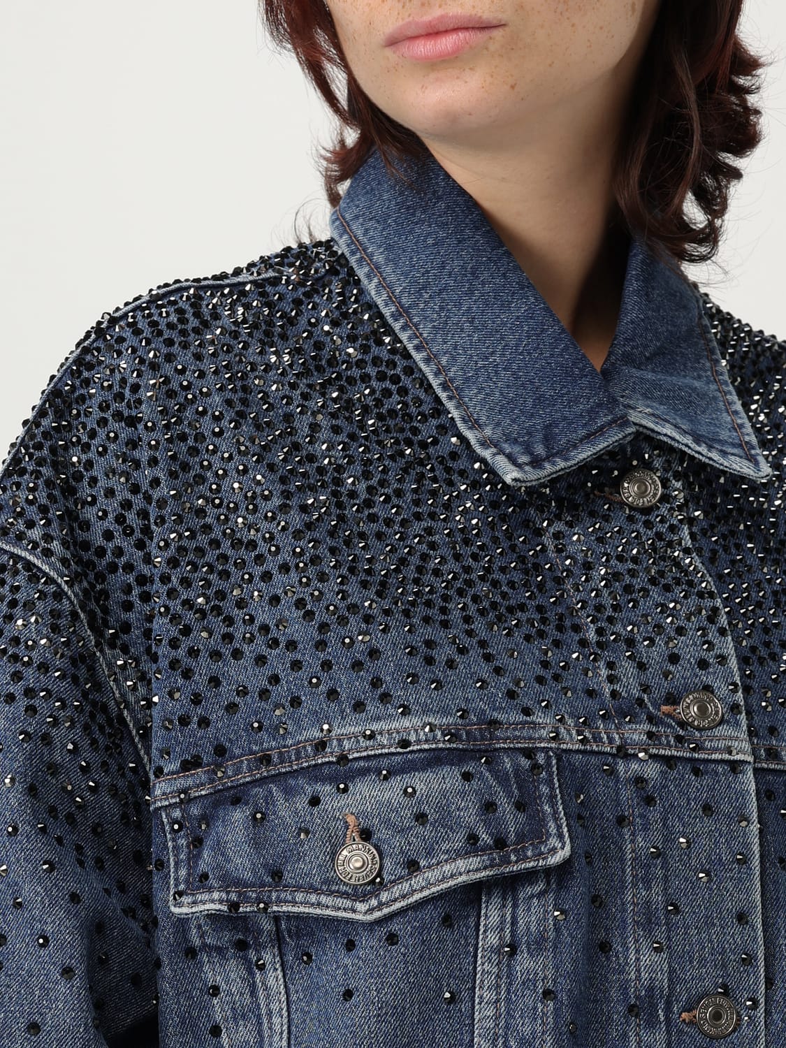 7 FOR ALL MANKIND CHAQUETA: Vaquero mujer 7 For All Mankind, Azul Oscuro 1 - Img 5