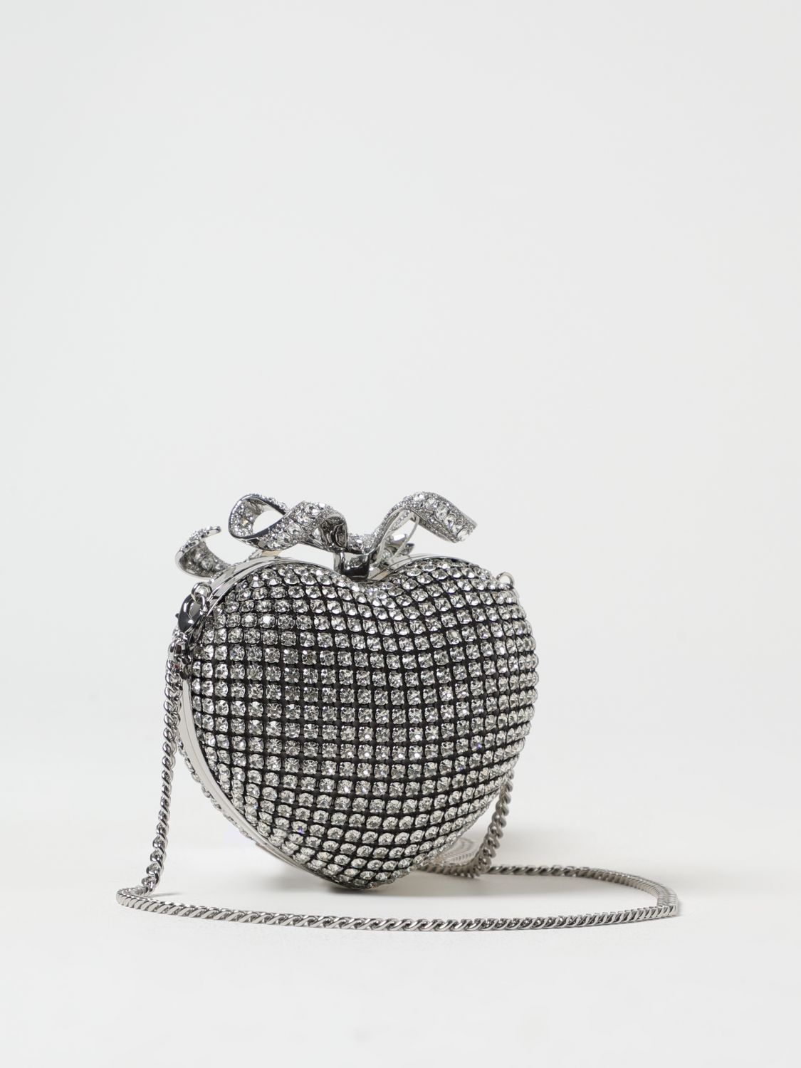 SELF-PORTRAIT CLUTCH: Clutch woman Self-portrait, Silver - Img 2