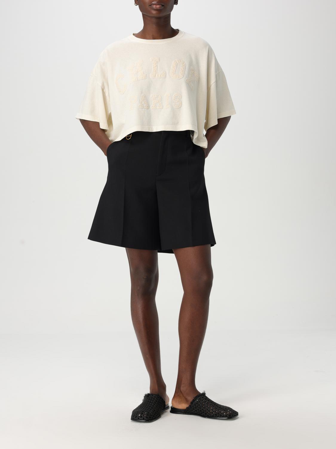 CHLOÉ PANTALONES CORTOS: Pantalòn cortos mujer ChloÉ, Negro - Img 2