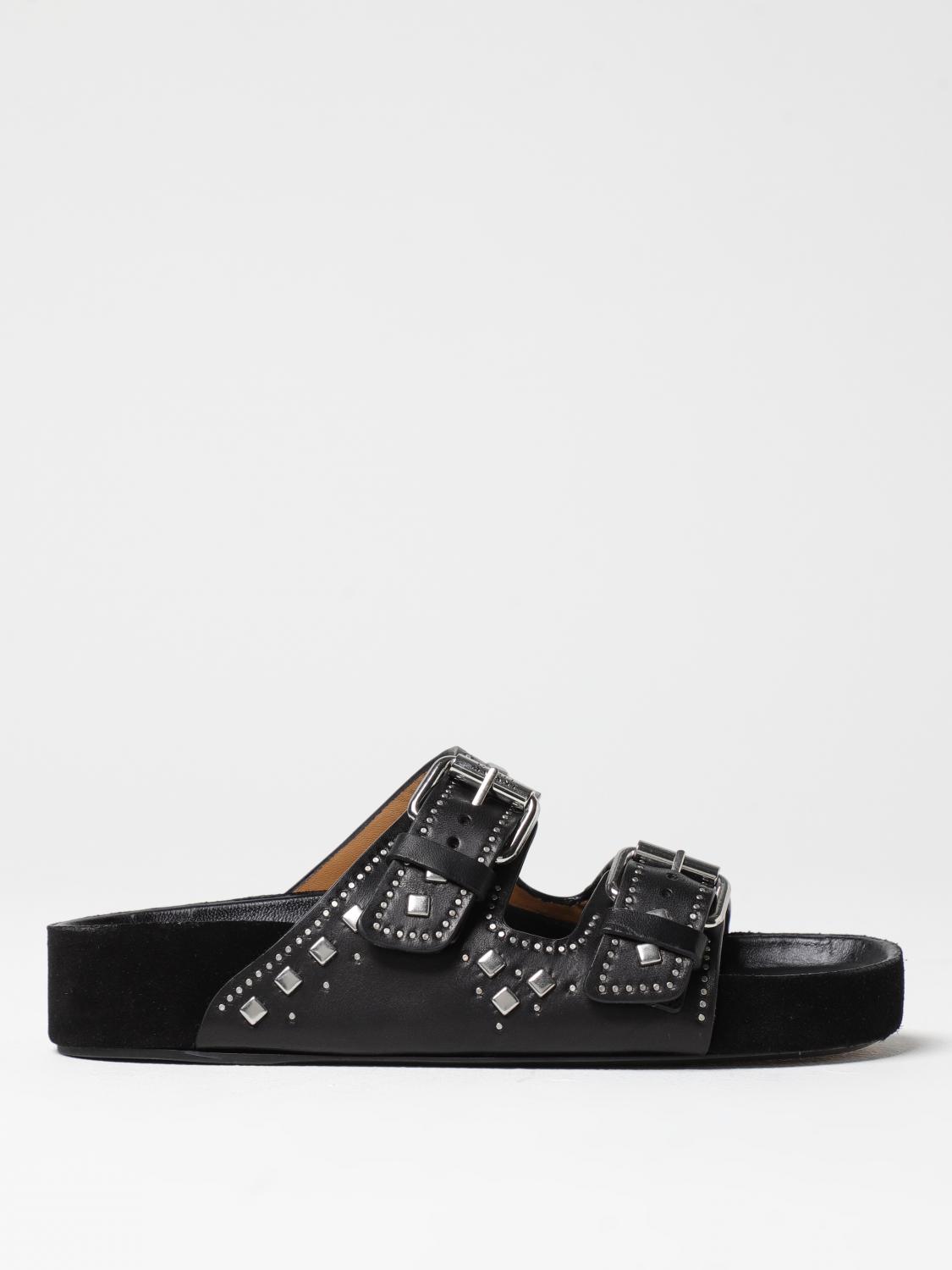 ISABEL MARANT FLAT SANDALS: Shoes woman Isabel Marant, Black - Img 1