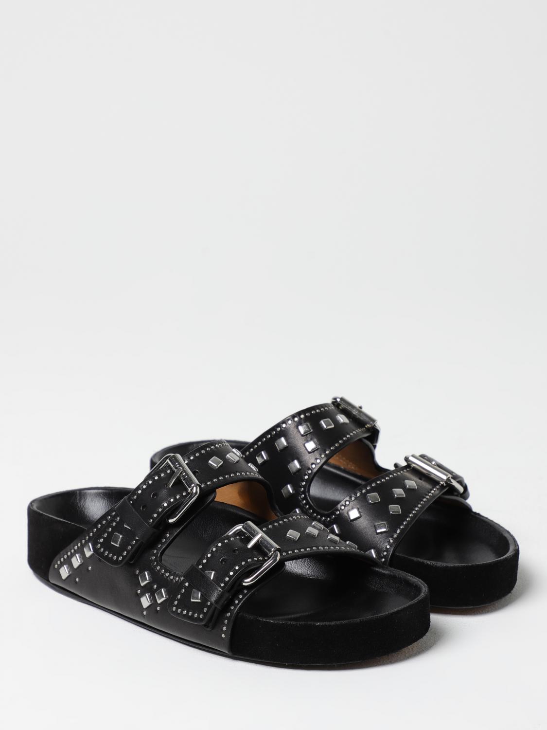 ISABEL MARANT FLAT SANDALS: Shoes woman Isabel Marant, Black - Img 2