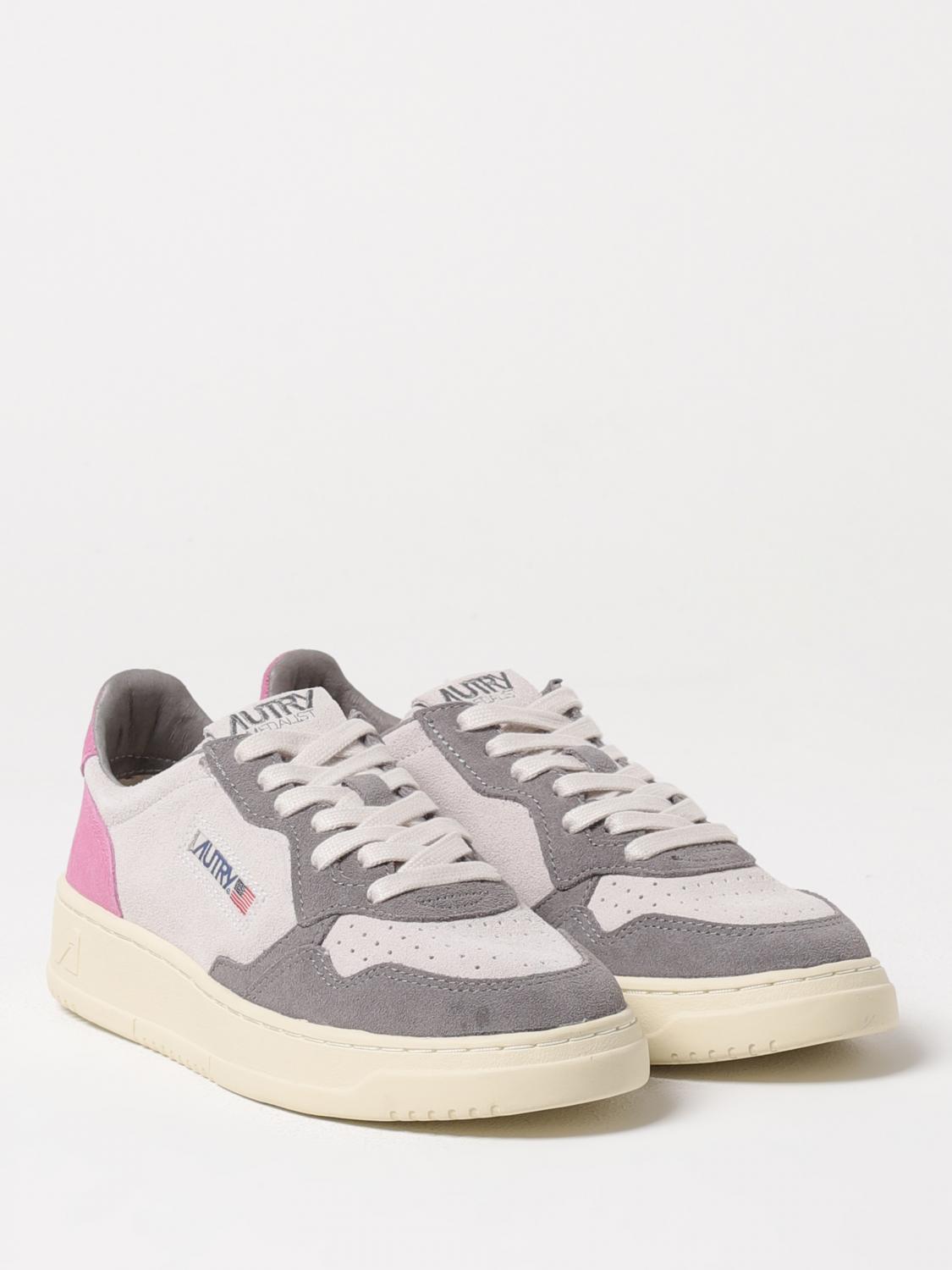 AUTRY SNEAKERS: Sneakers Medalist Autry in camoscio , Bianco - Img 2