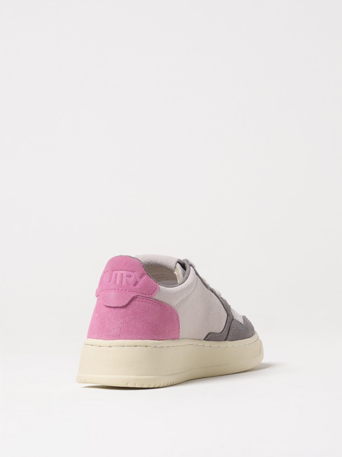 AUTRY SNEAKERS: Sneakers Medalist Autry in camoscio , Bianco - Img 3