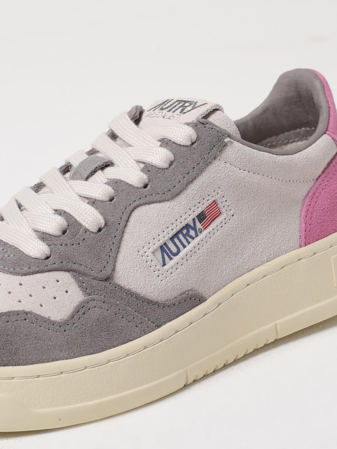 AUTRY SNEAKERS: Sneakers Medalist Autry in camoscio , Bianco - Img 4