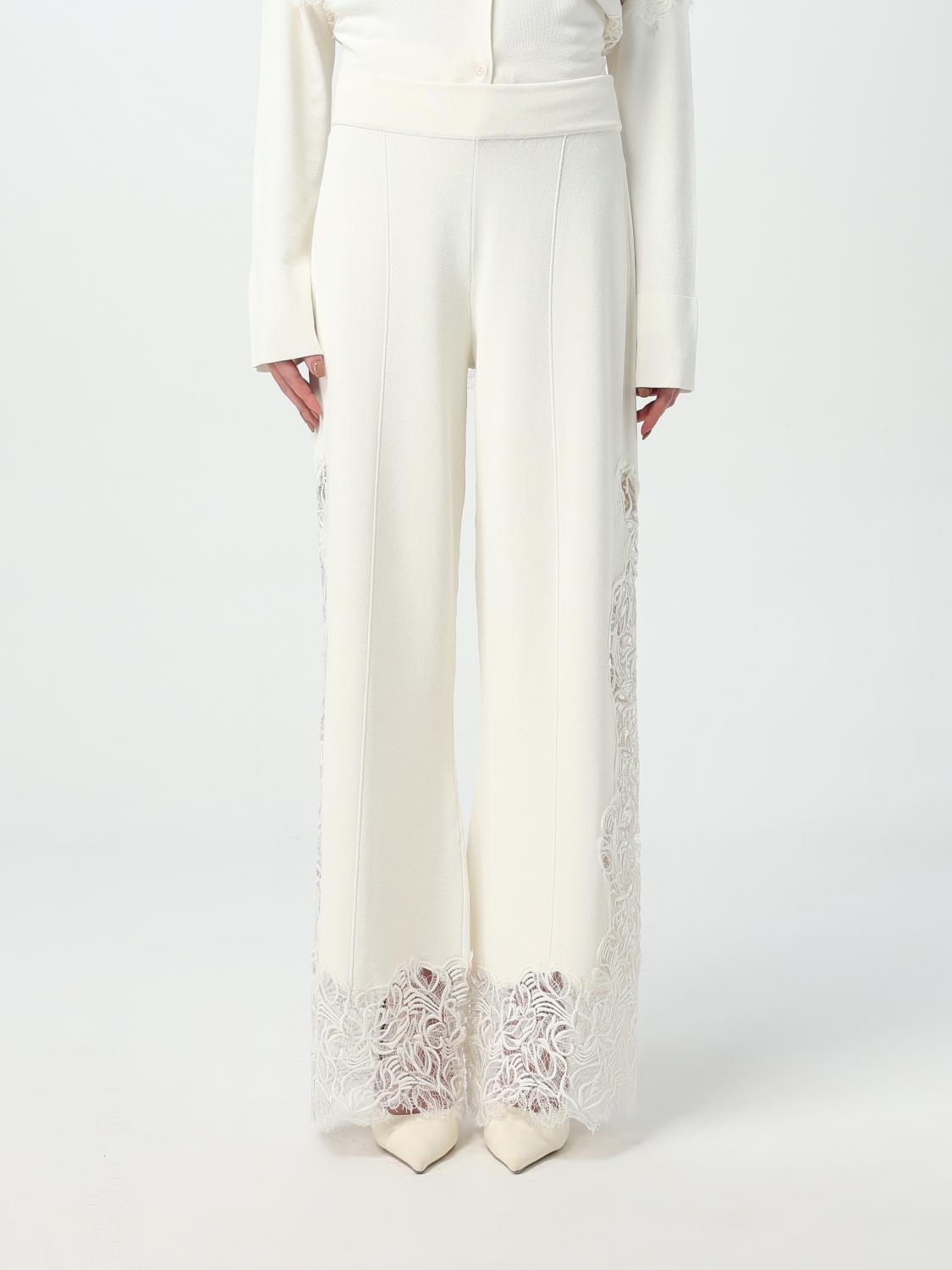 ERMANNO SCERVINO PANTS: Pants woman Ermanno Scervino, White - Img 1