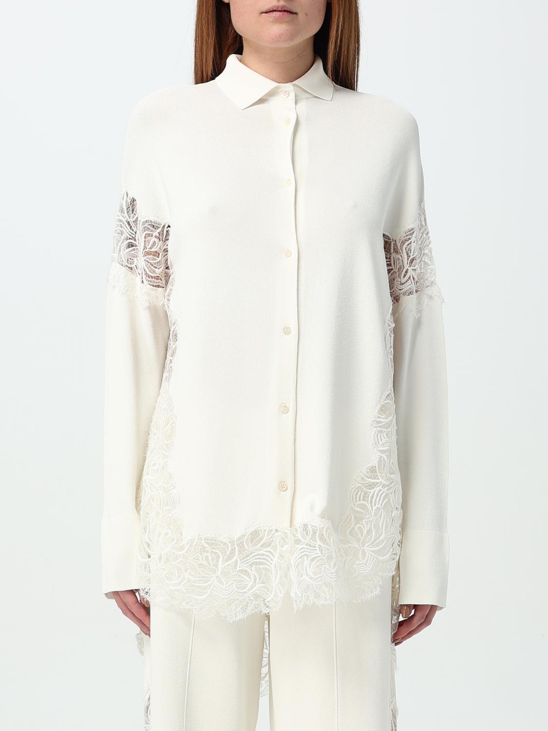 ERMANNO SCERVINO SHIRT: Sweater woman Ermanno Scervino, White - Img 1